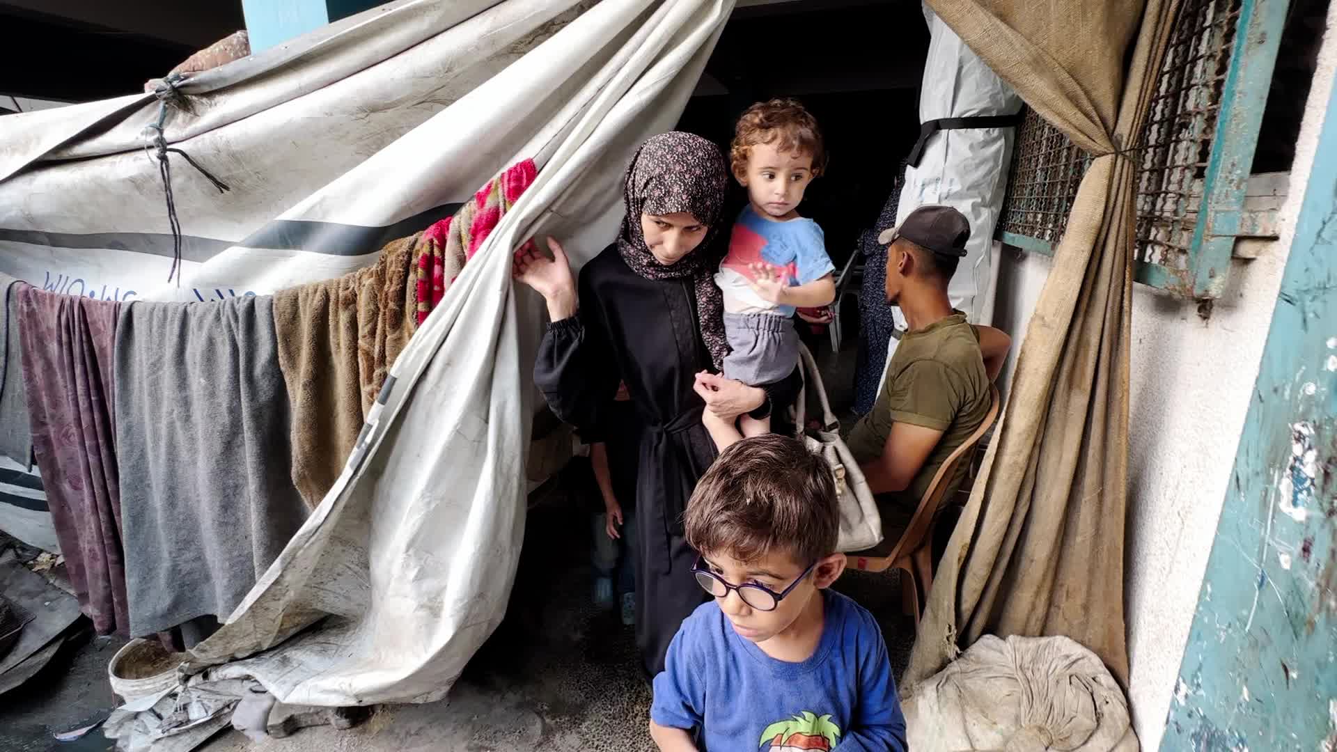 Palestinian Child Receives Polio Vaccination Amid Hamas-Israel Conflict