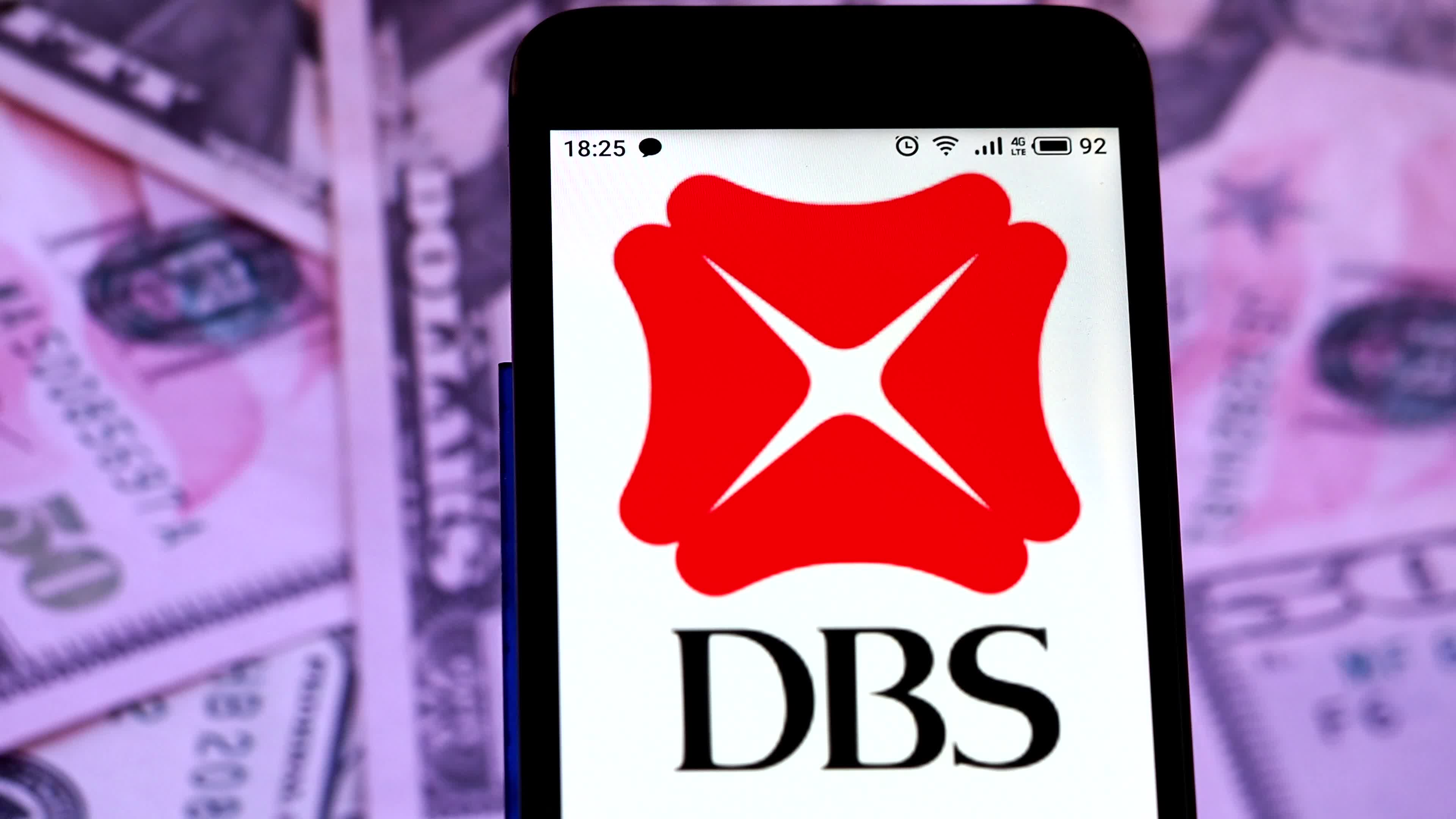 Video illustration the logo of DBS Group Holdingsl
