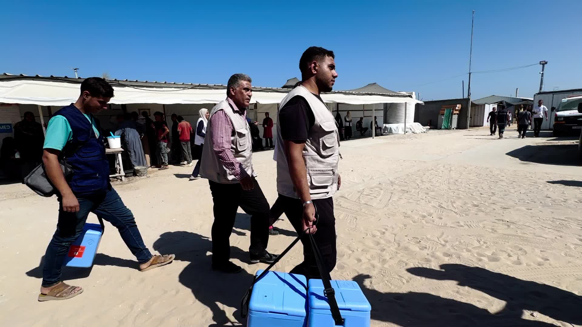 Polio Vaccination In Gaza Amid Hamas-Israel Conflict