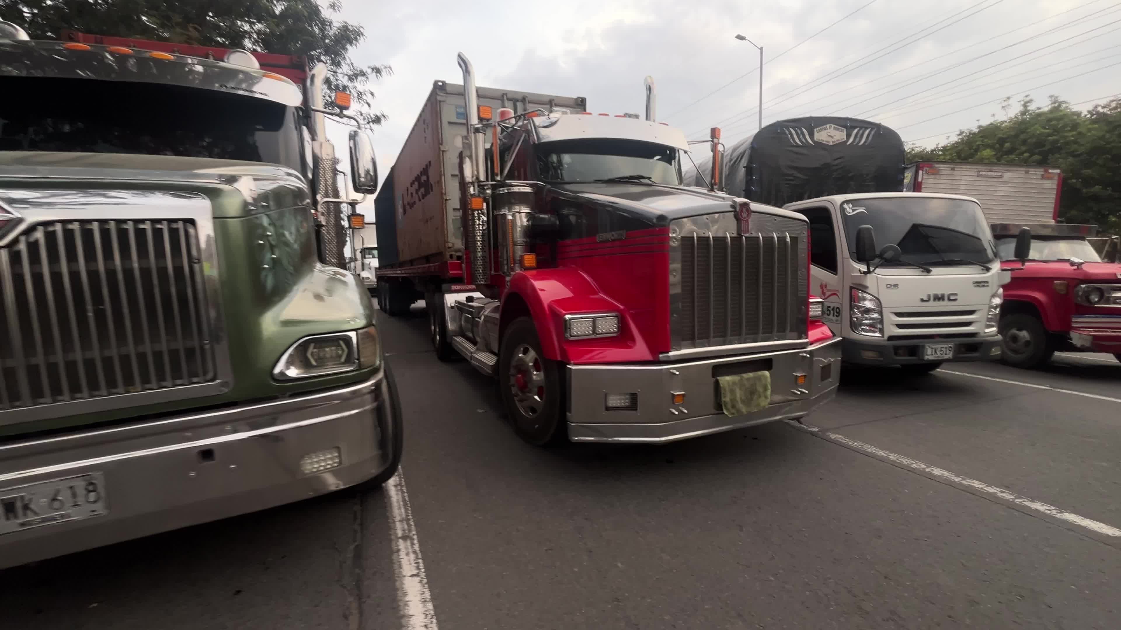 Truckers Transport Protest In Colombia 2024 