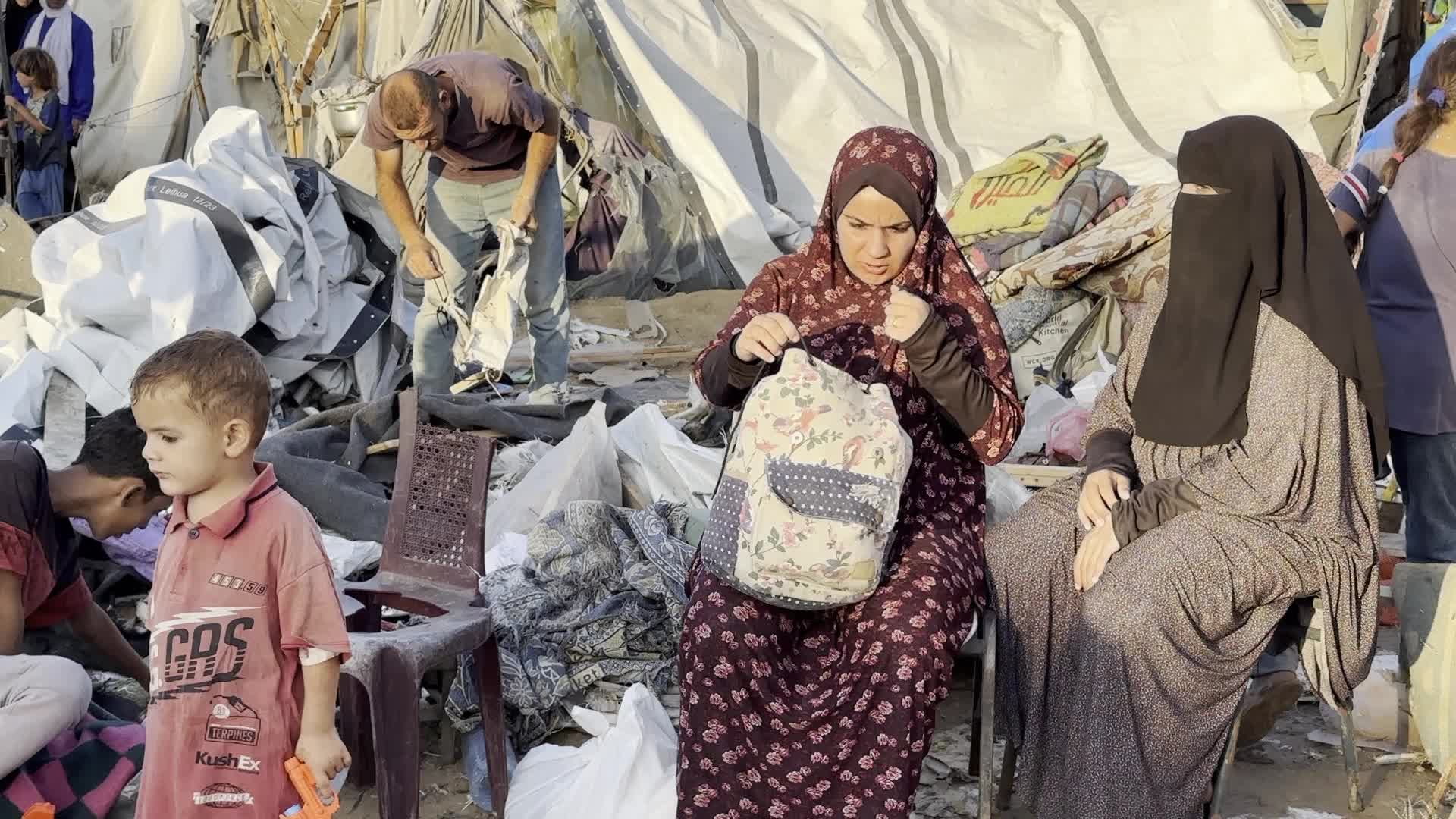 Aftermath of Israeli Airstrike In Gaza, Palestine
