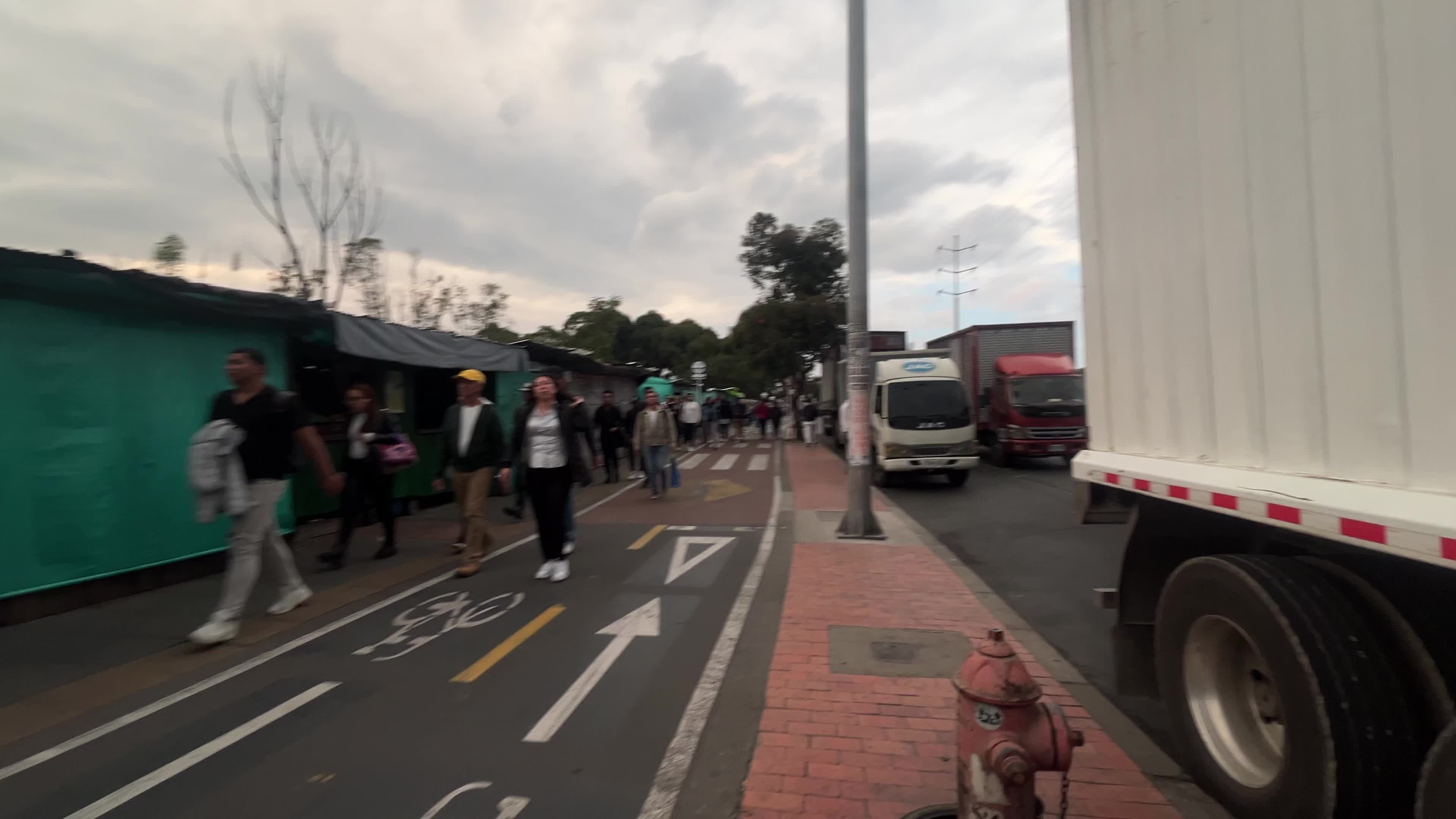 Truckers Transport Protest In Colombia 2024 