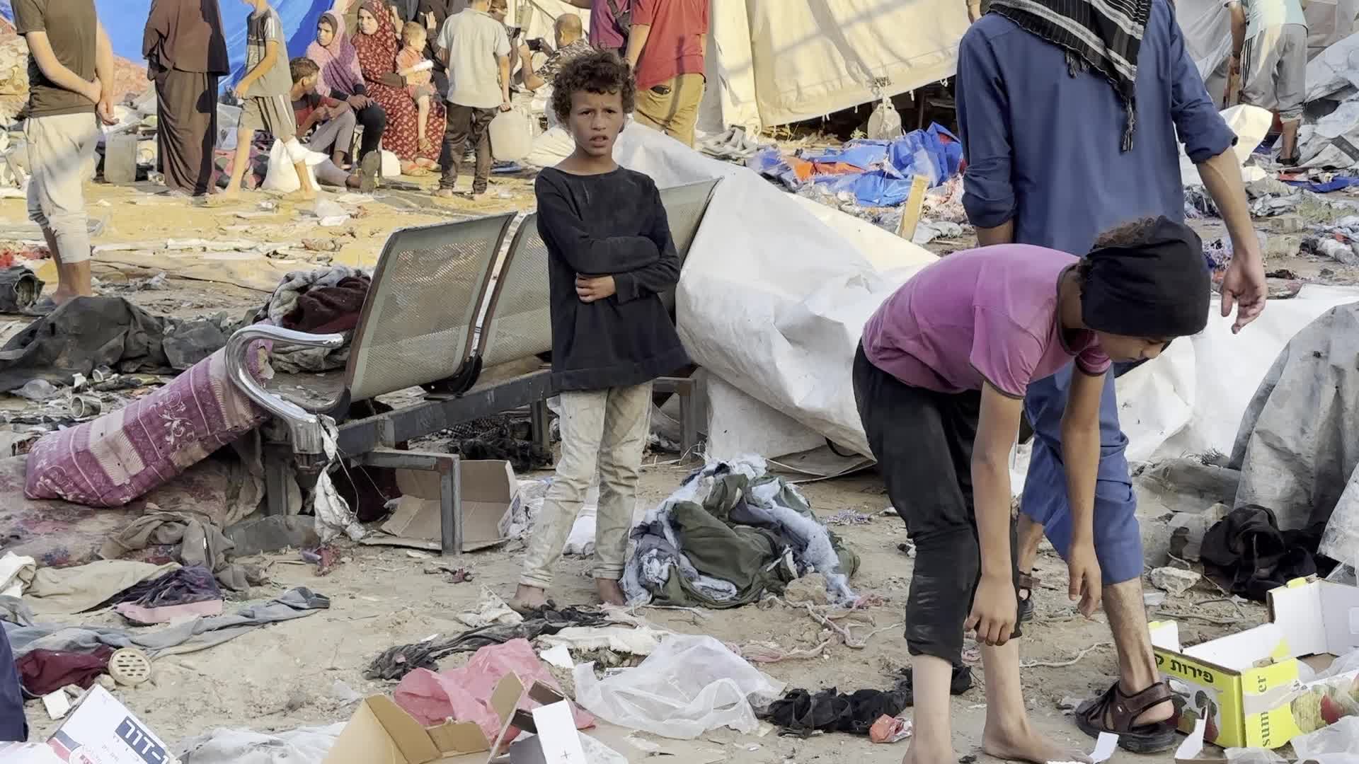 Aftermath of Israeli Airstrike In Gaza, Palestine