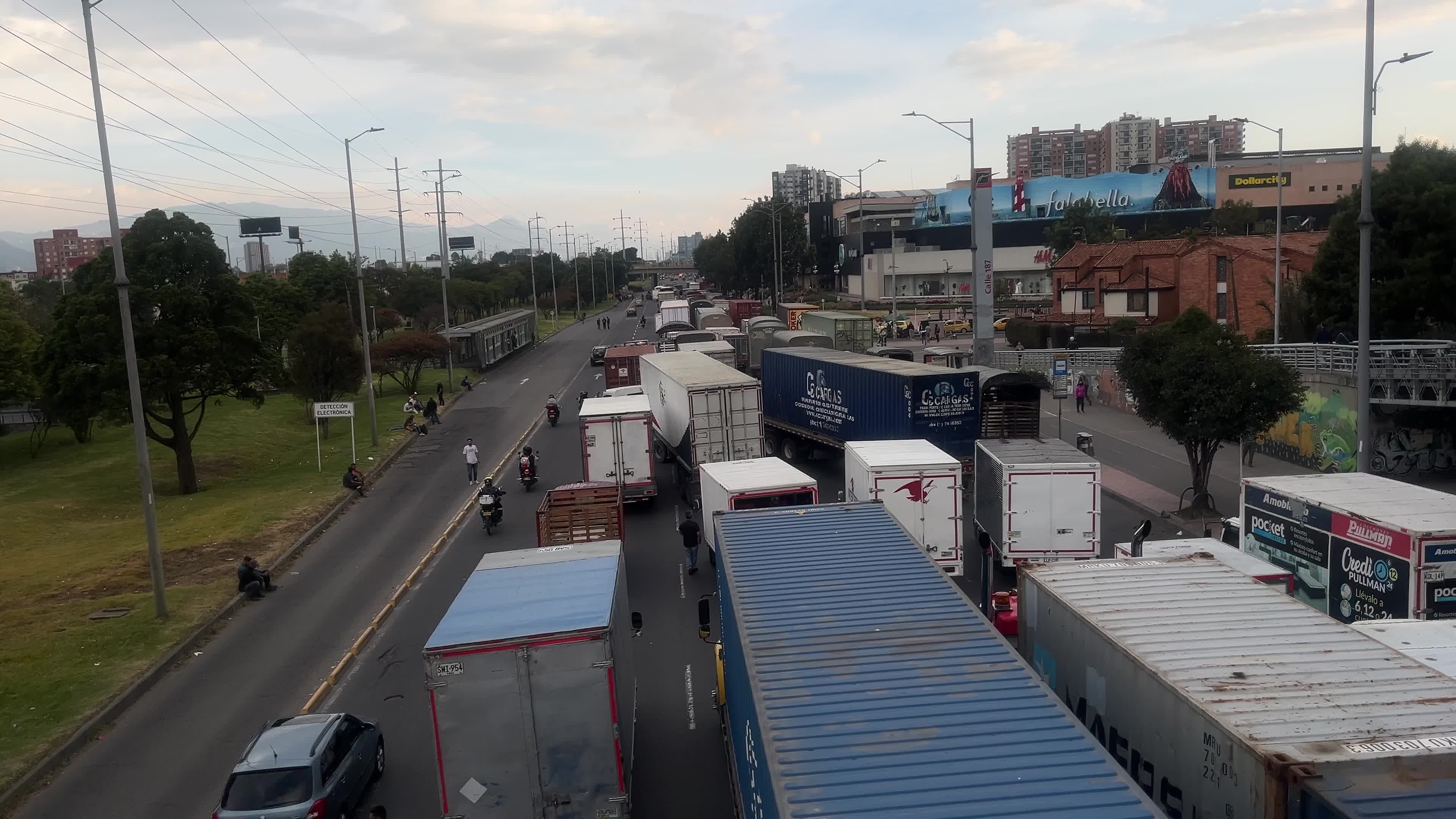 Truckers Transport Protest In Colombia 2024 