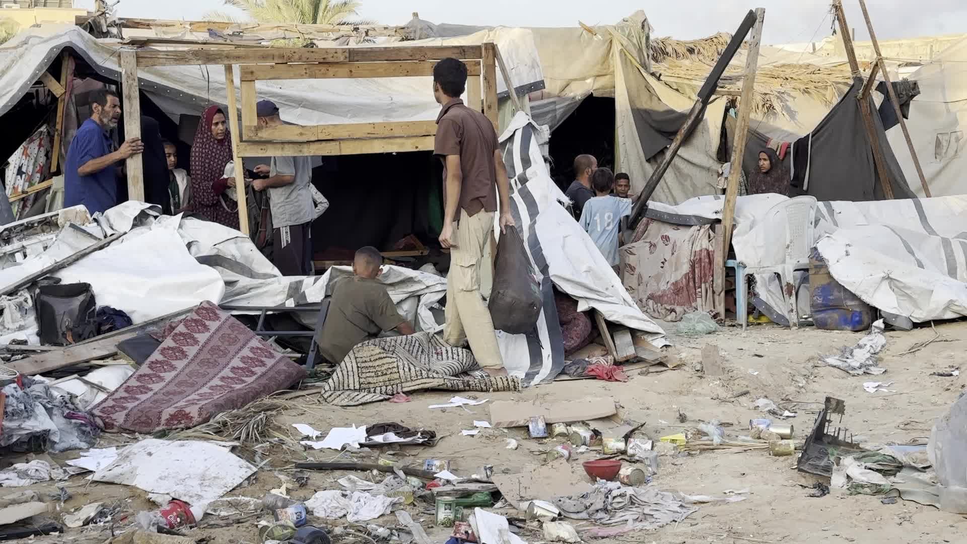 Aftermath of Israeli Airstrike In Gaza, Palestine