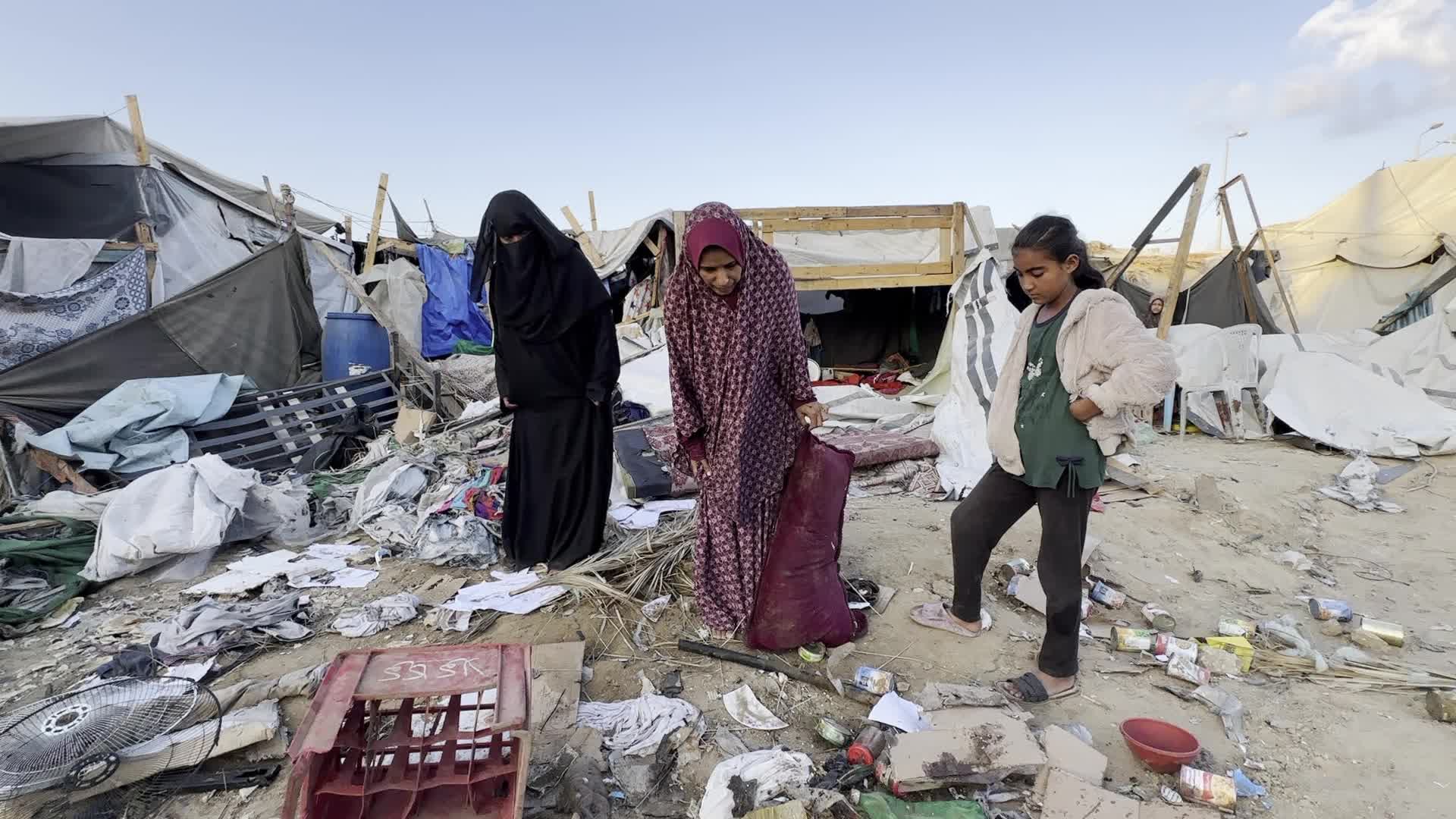 Aftermath of Israeli Airstrike In Gaza, Palestine