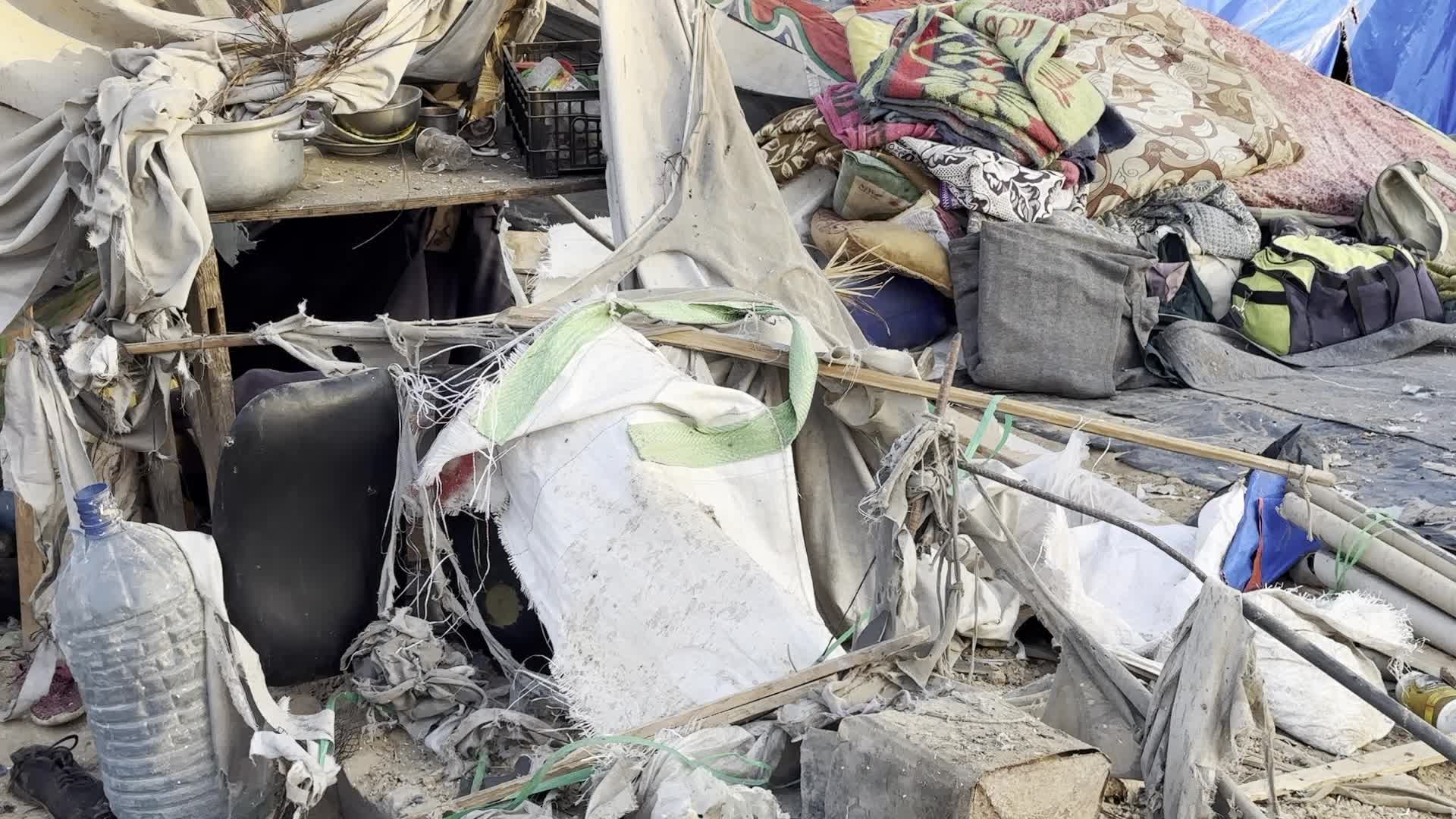 Aftermath of Israeli Airstrike In Gaza, Palestine