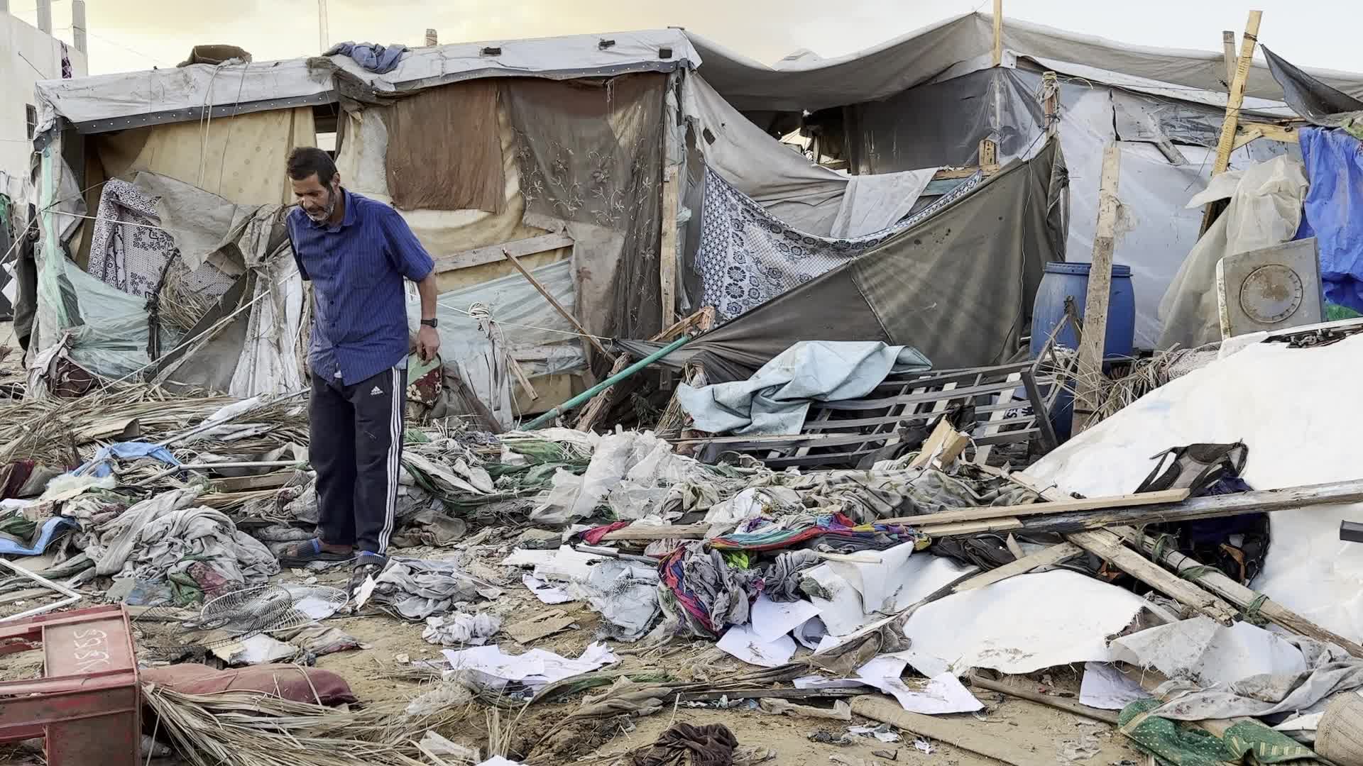 Aftermath of Israeli Airstrike In Gaza, Palestine