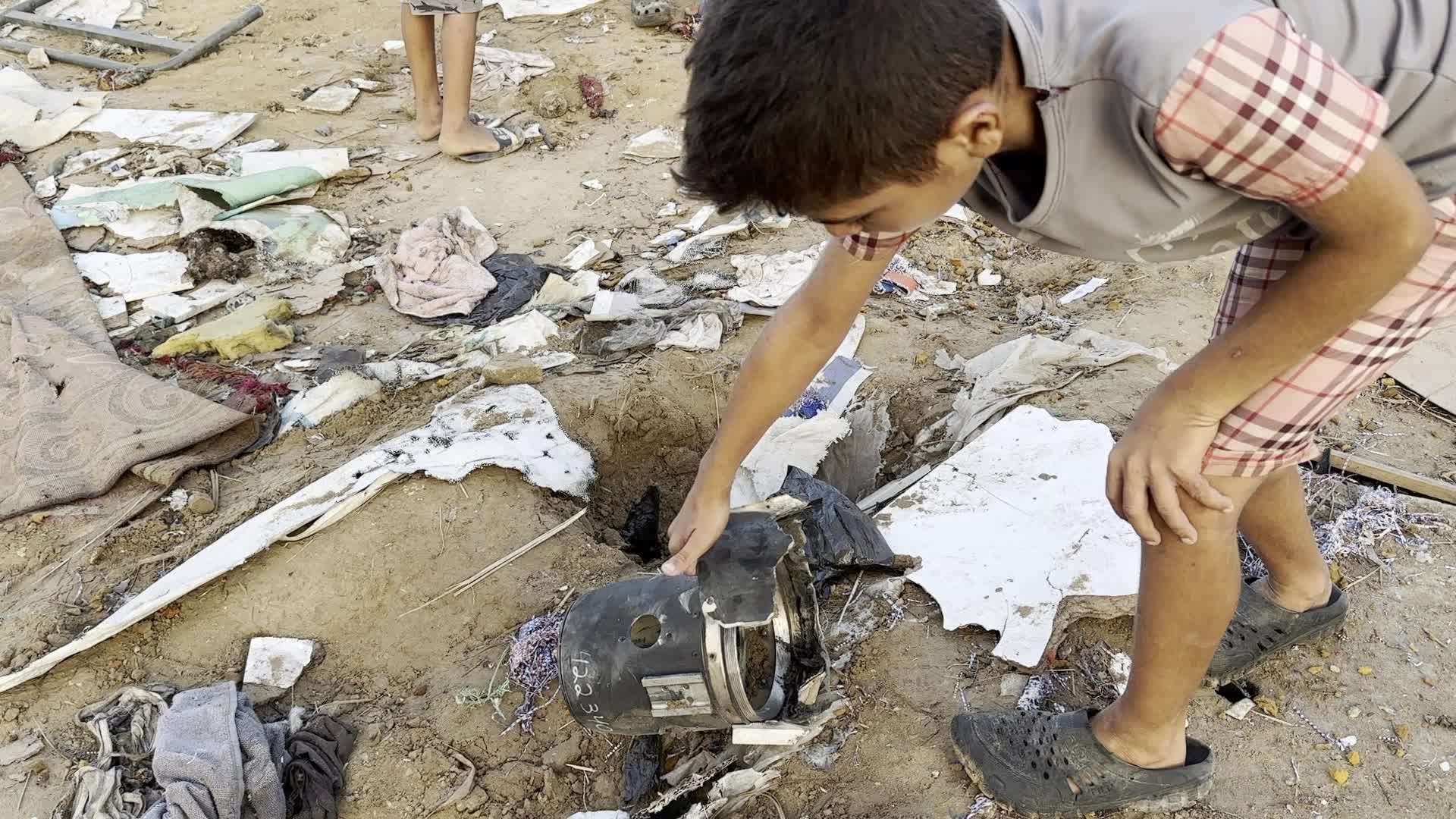 Aftermath of Israeli Airstrike In Gaza, Palestine