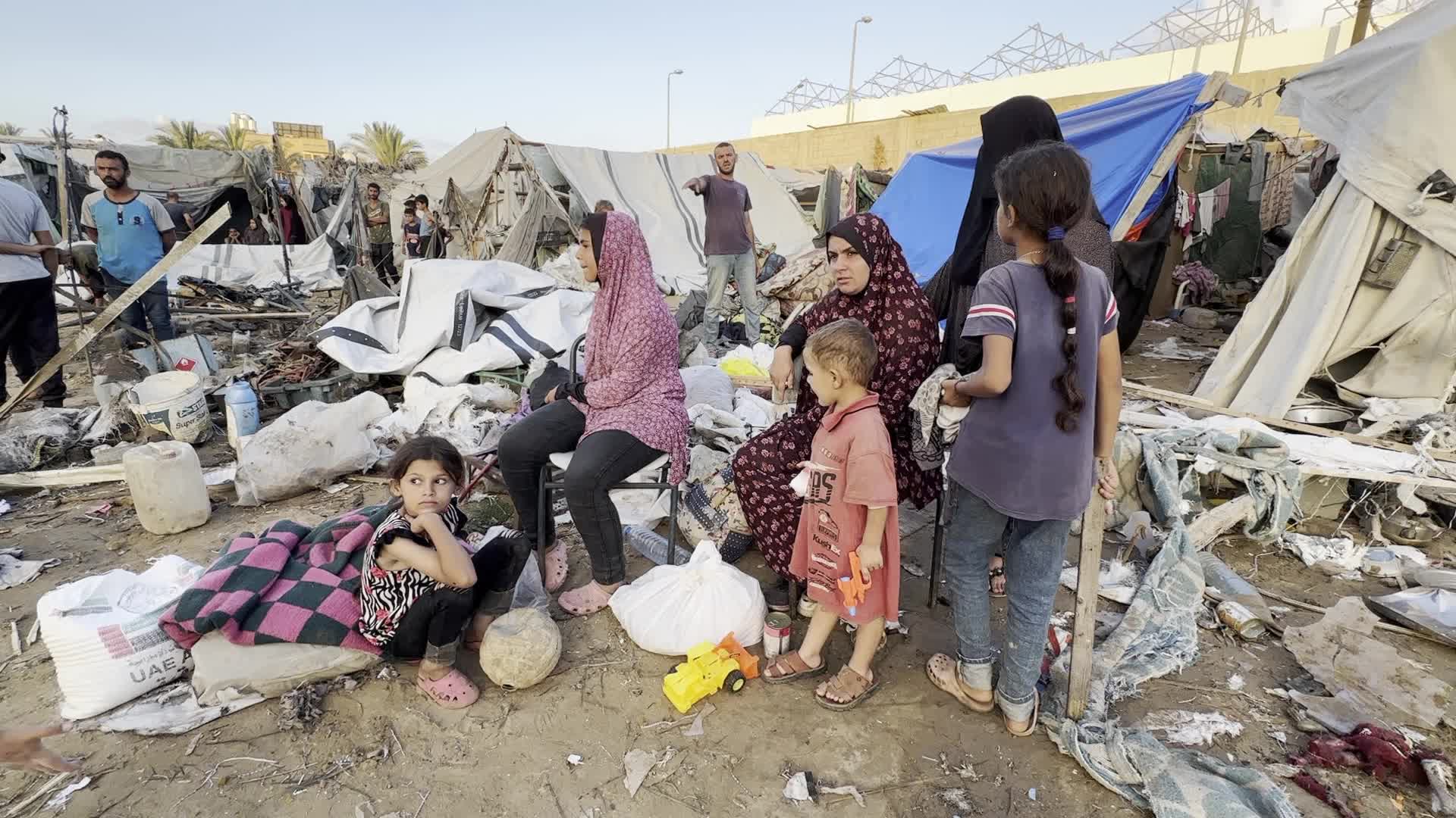 Aftermath of Israeli Airstrike In Gaza, Palestine