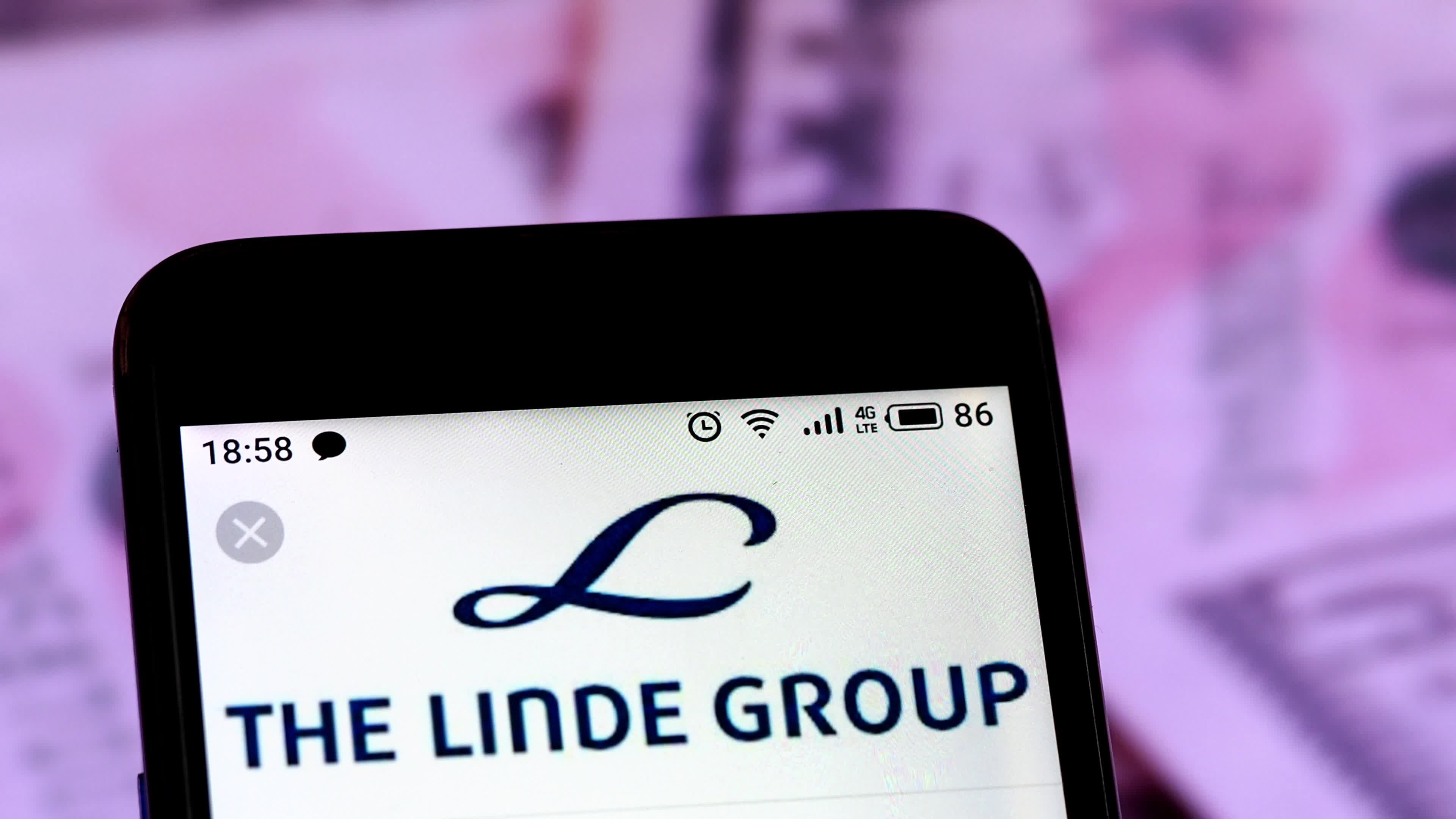 Video illustration the logo of the Linde Group