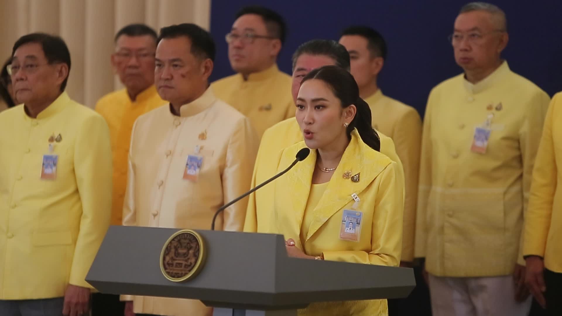 Thai Prime Minister Paetongtarn Shinawatra Takes Oath Of Office