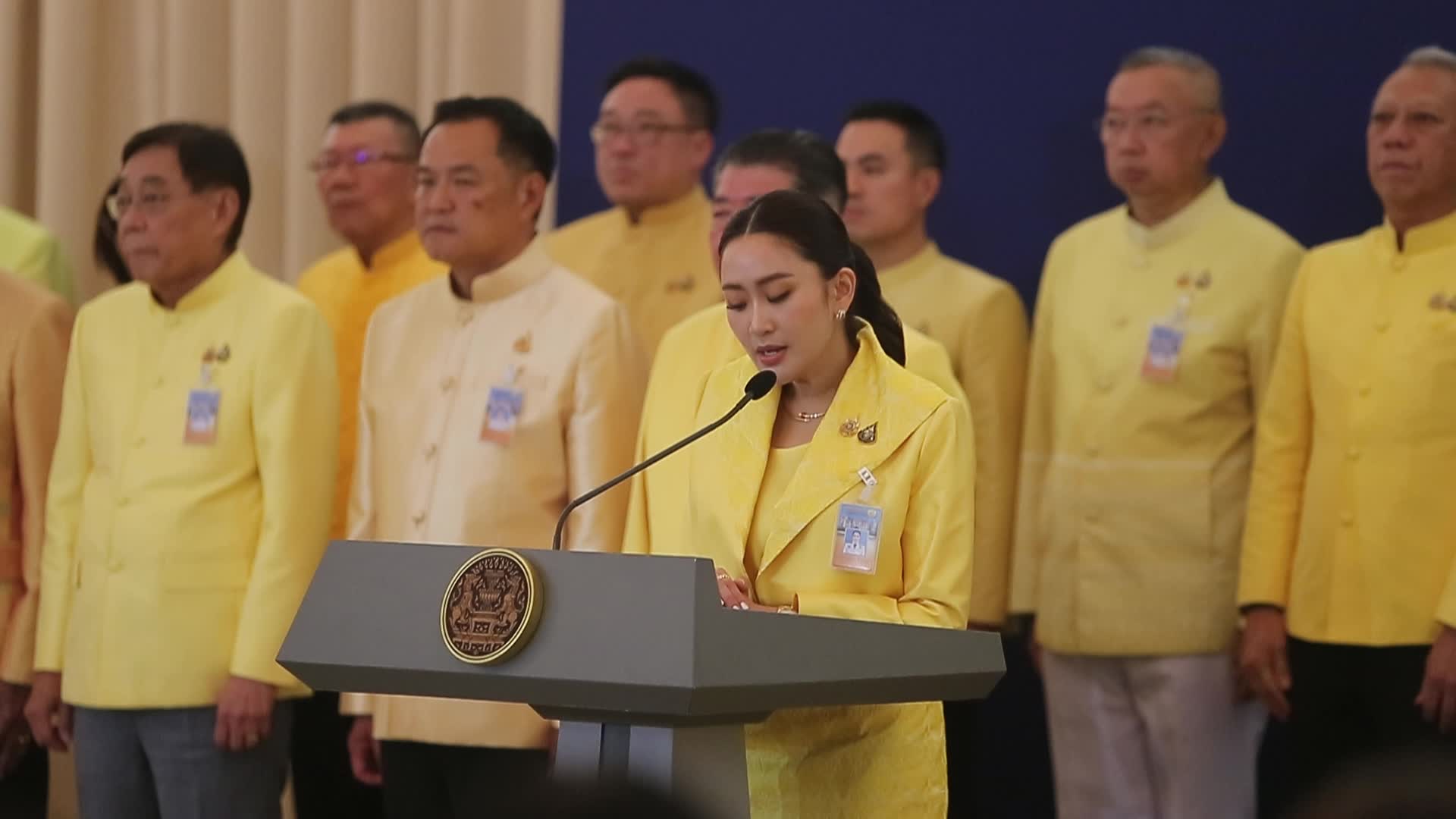 Thai Prime Minister Paetongtarn Shinawatra Takes Oath Of Office