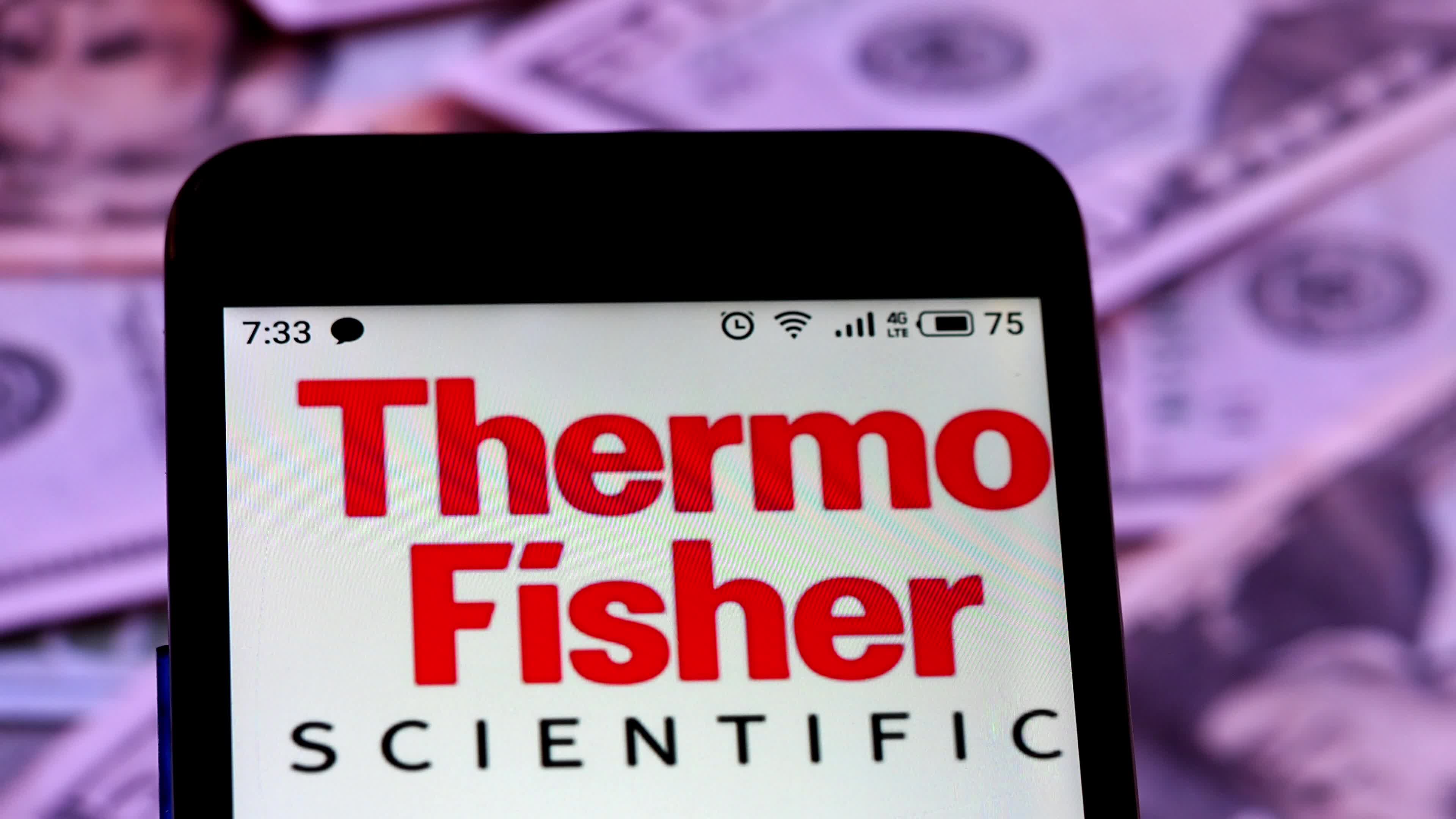 Video illustration the logo of Thermo Fisher Scientific