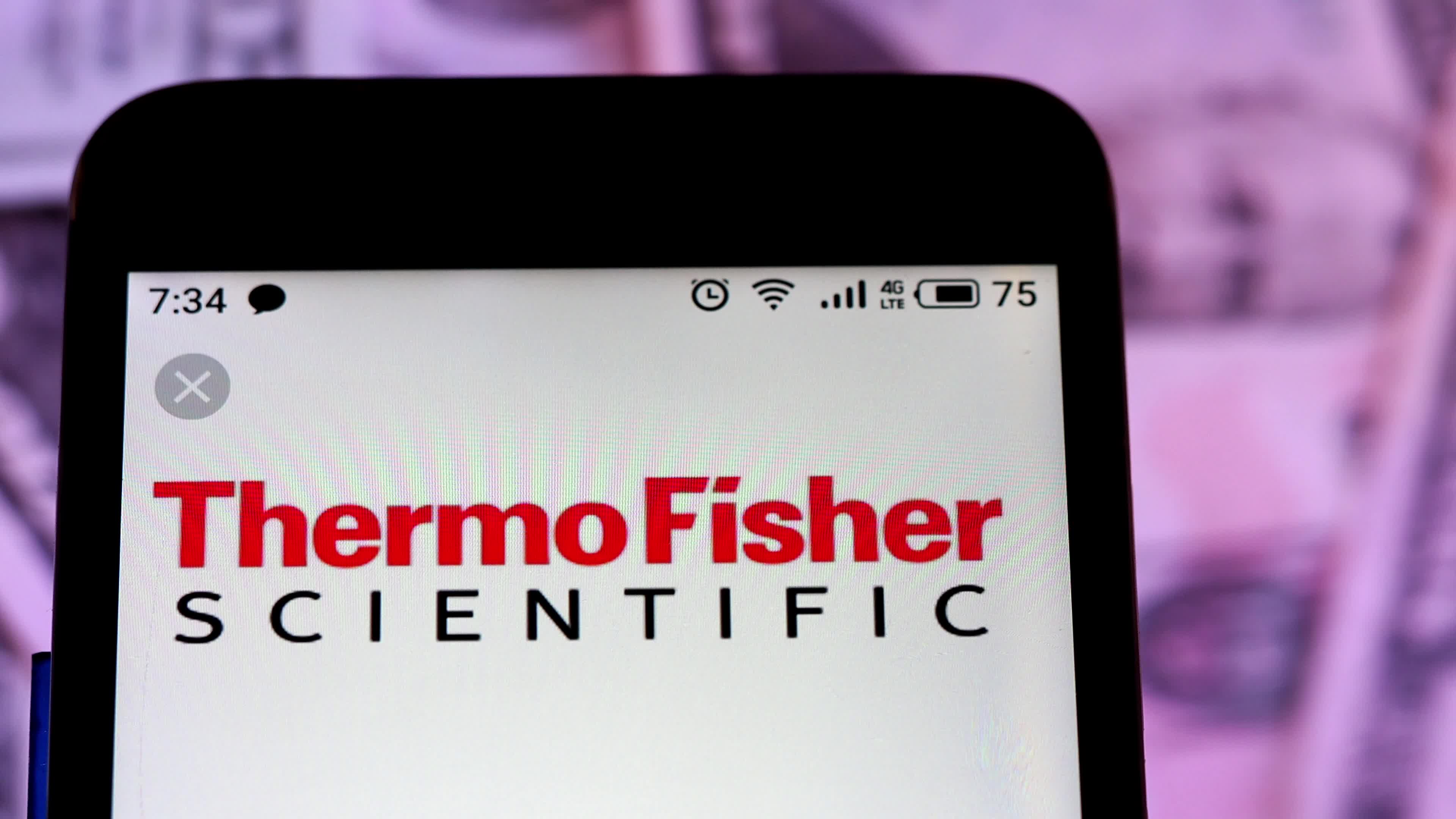 Video illustration the logo of Thermo Fisher Scientific