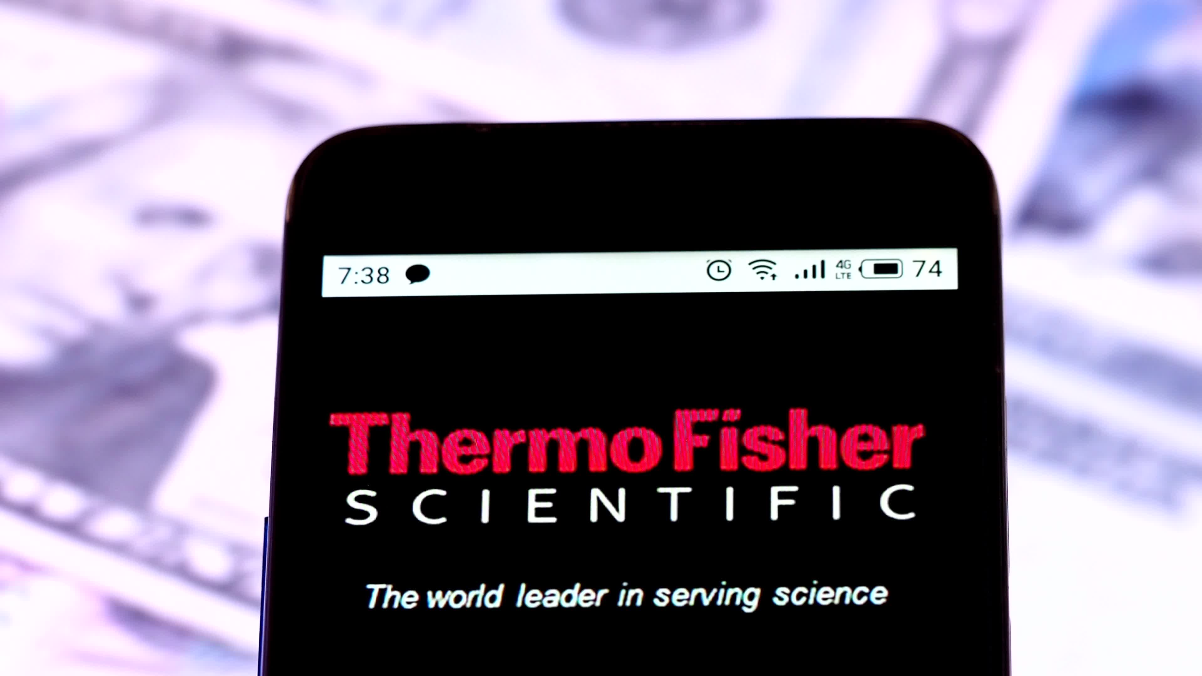 Video illustration the logo of Thermo Fisher Scientific
