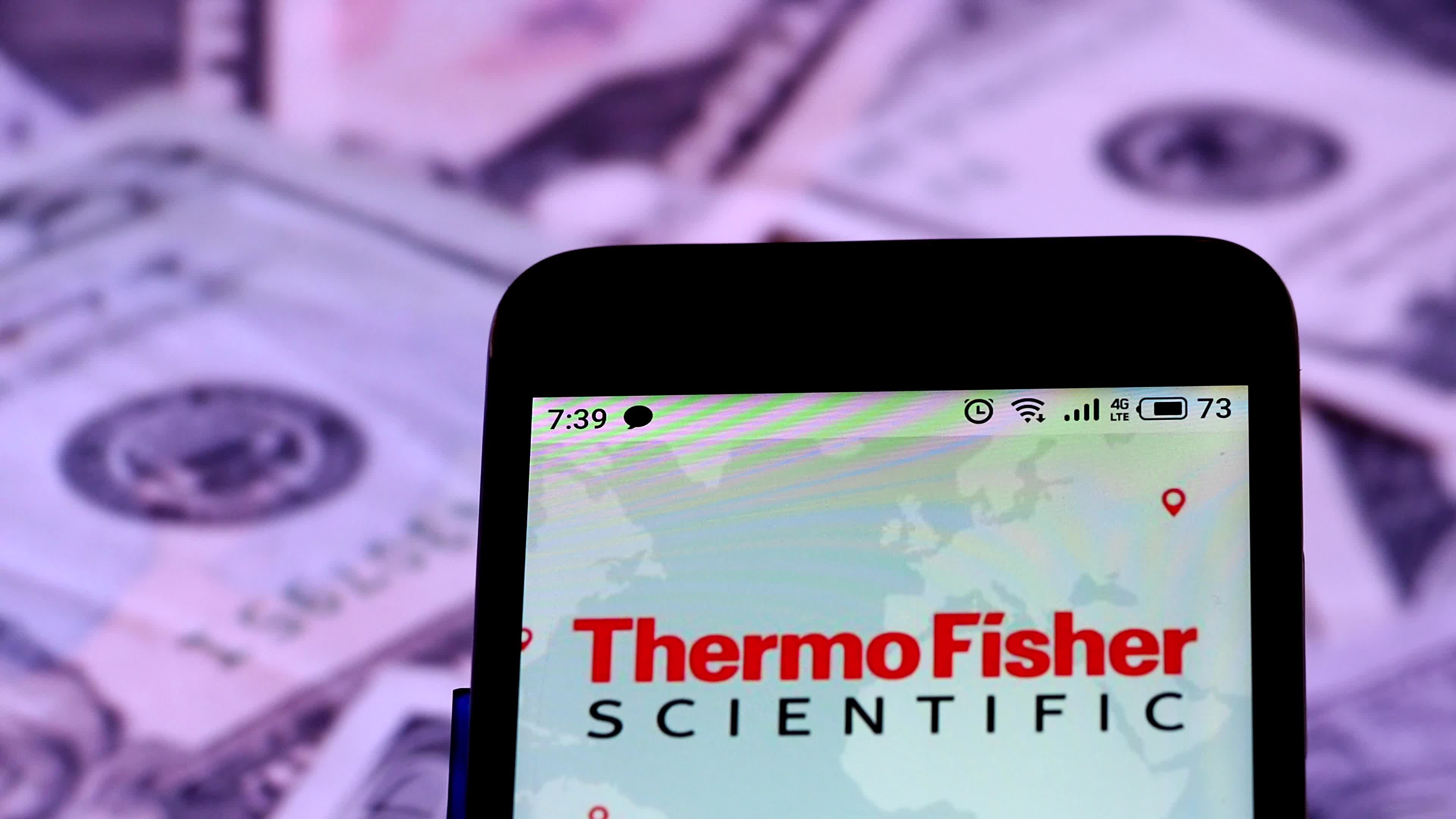 Video illustration the logo of Thermo Fisher Scientific