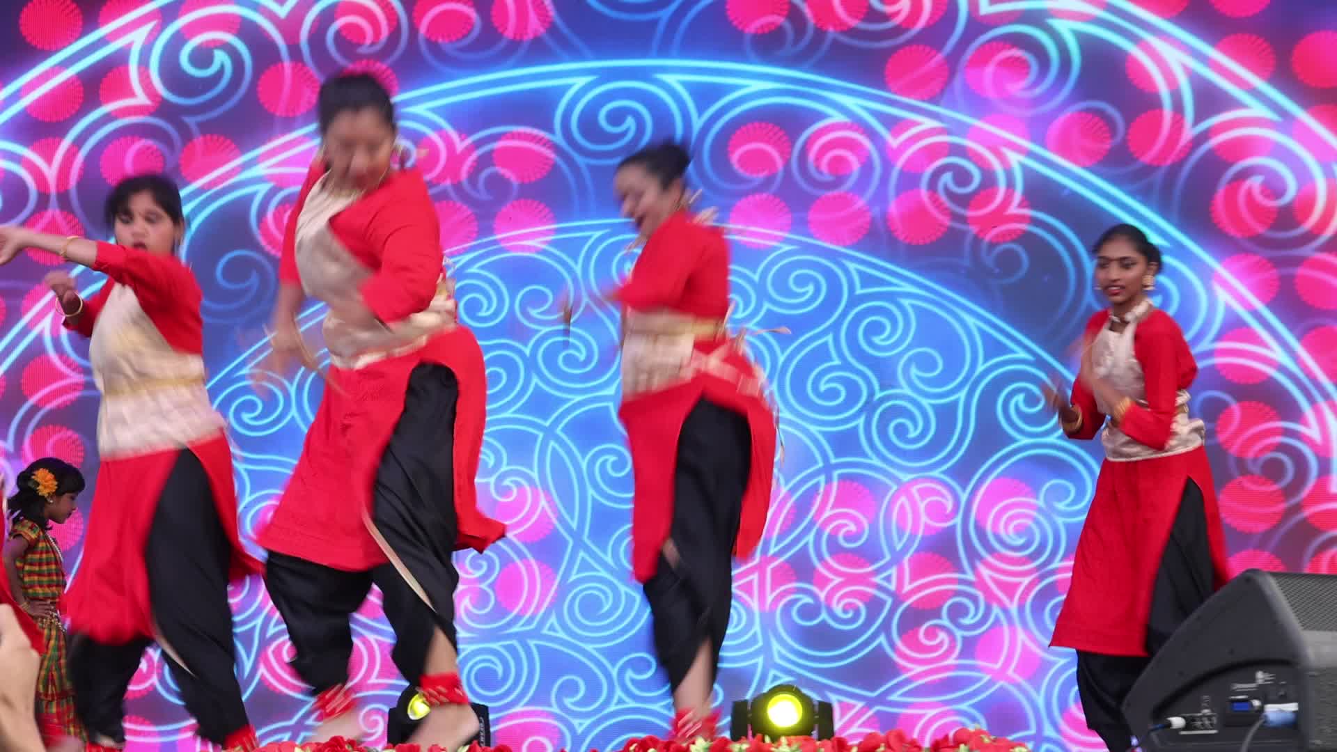 Traditional Sri Lankan Tamil dance performance