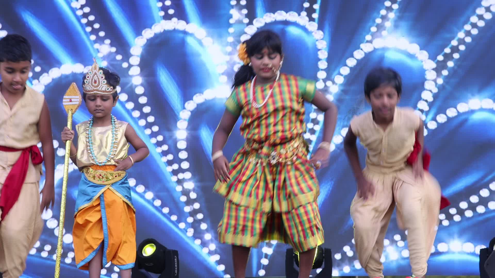 Traditional Sri Lankan Tamil dance performance