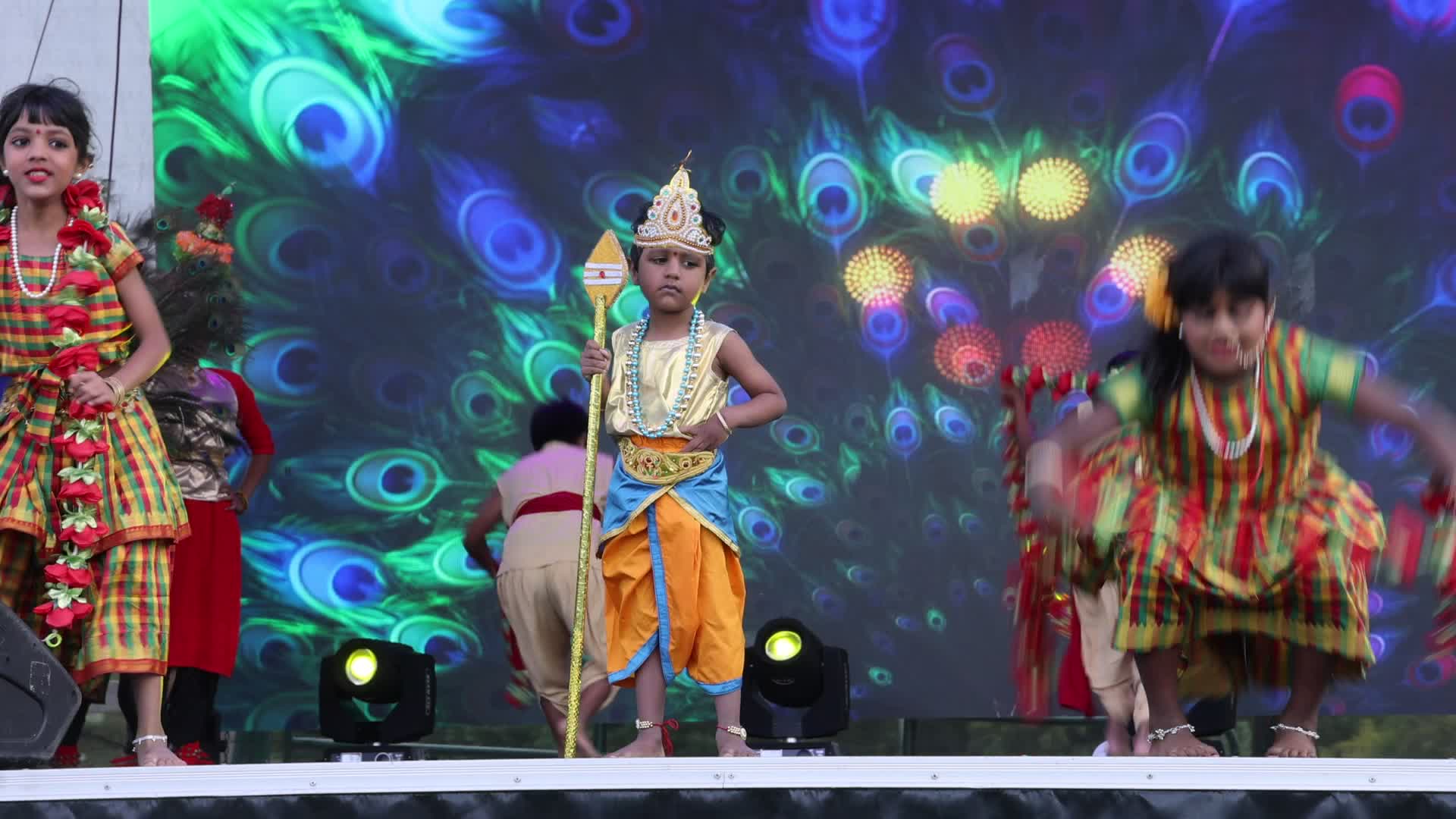 Traditional Sri Lankan Tamil dance performance