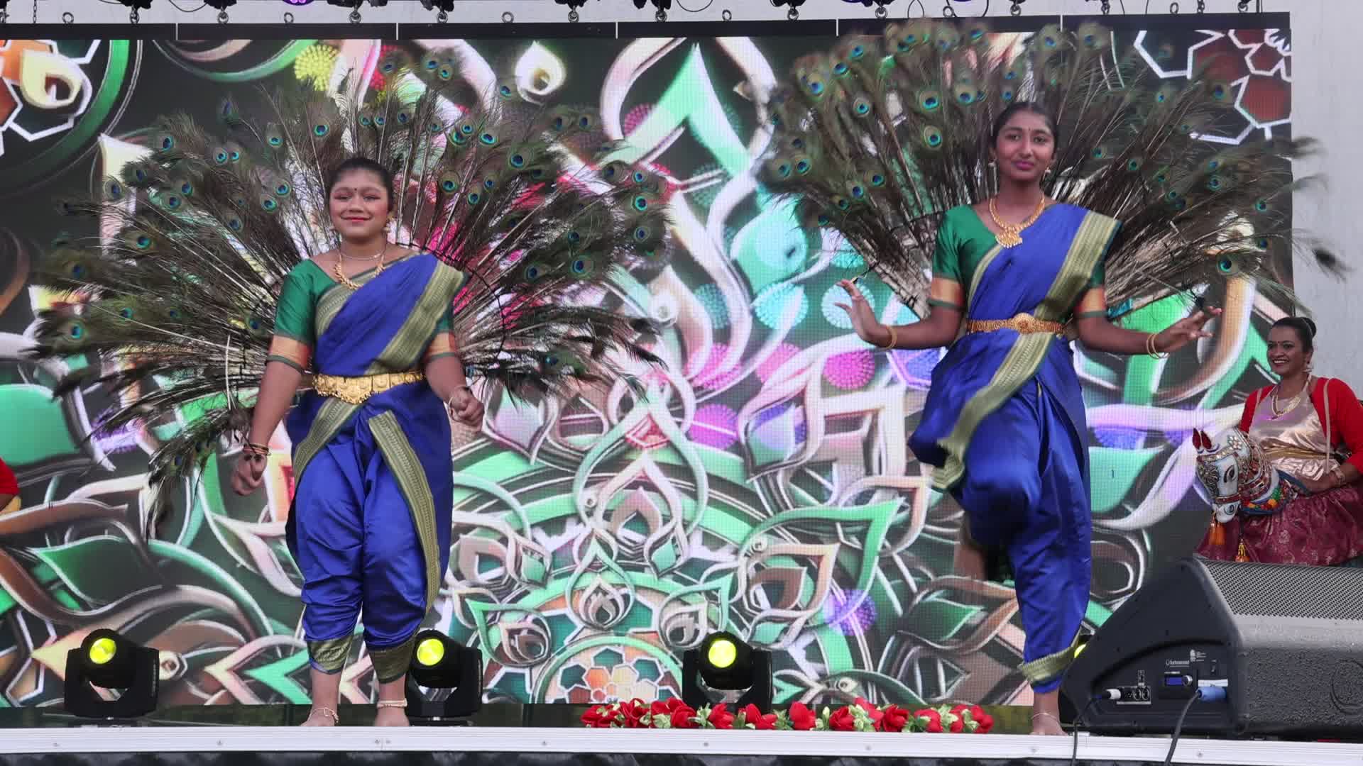 Traditional Sri Lankan Tamil dance performance