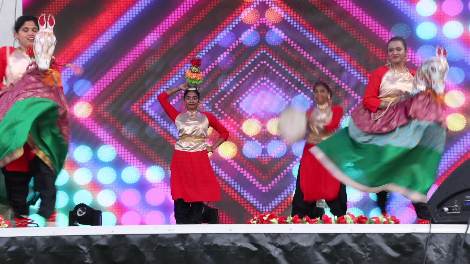 Traditional Sri Lankan Tamil dance performance