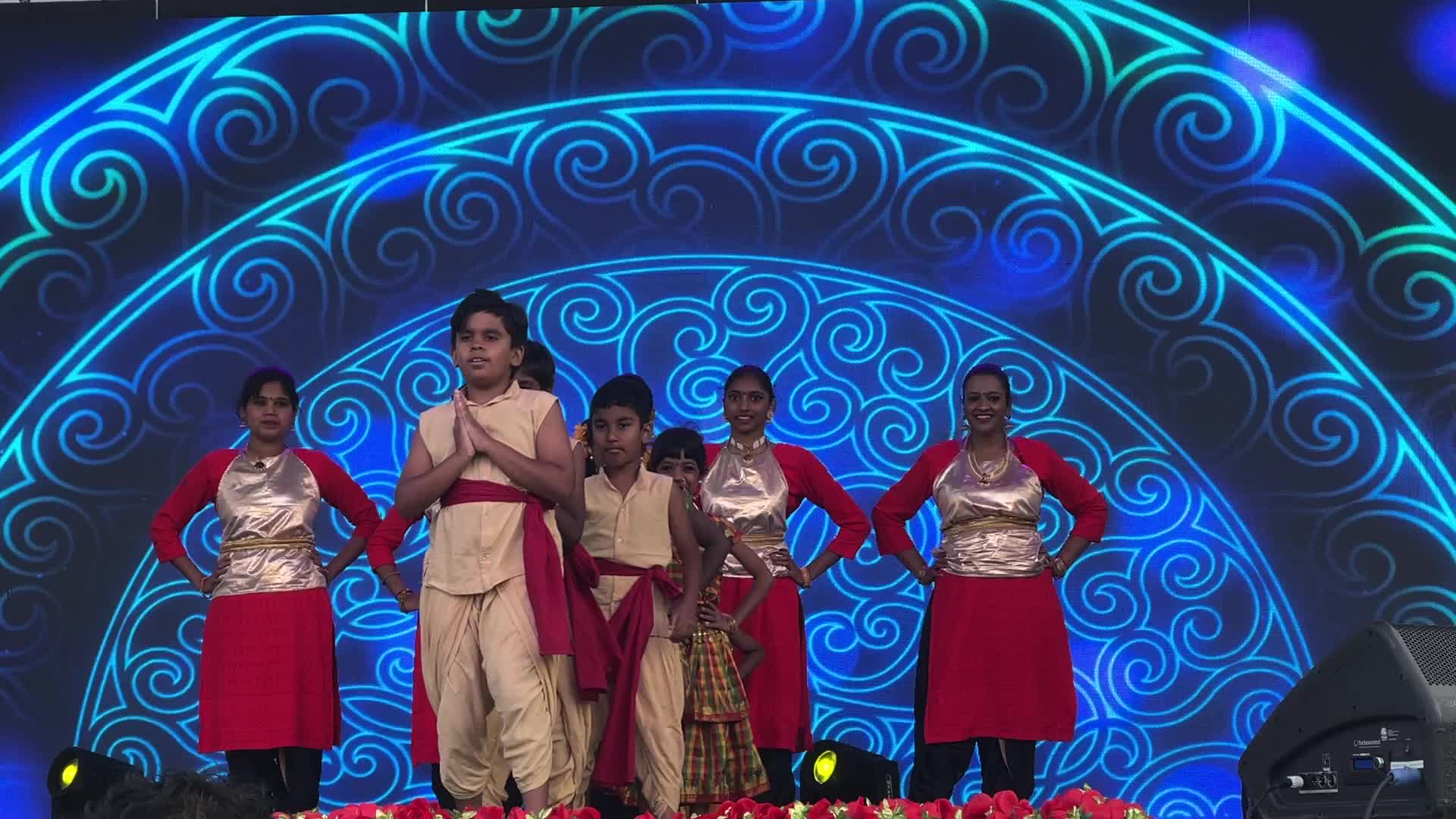 Traditional Sri Lankan Tamil dance performance