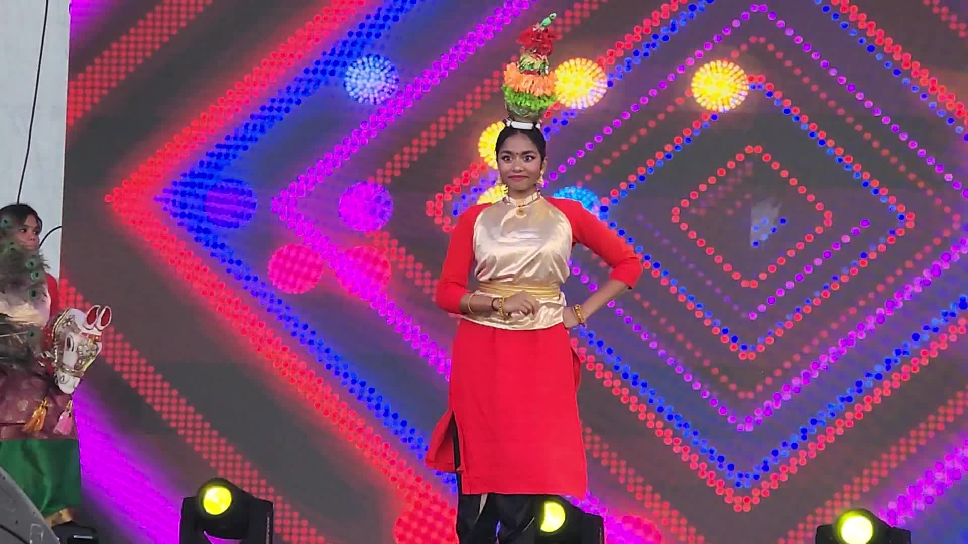 Traditional Sri Lankan Tamil dance performance