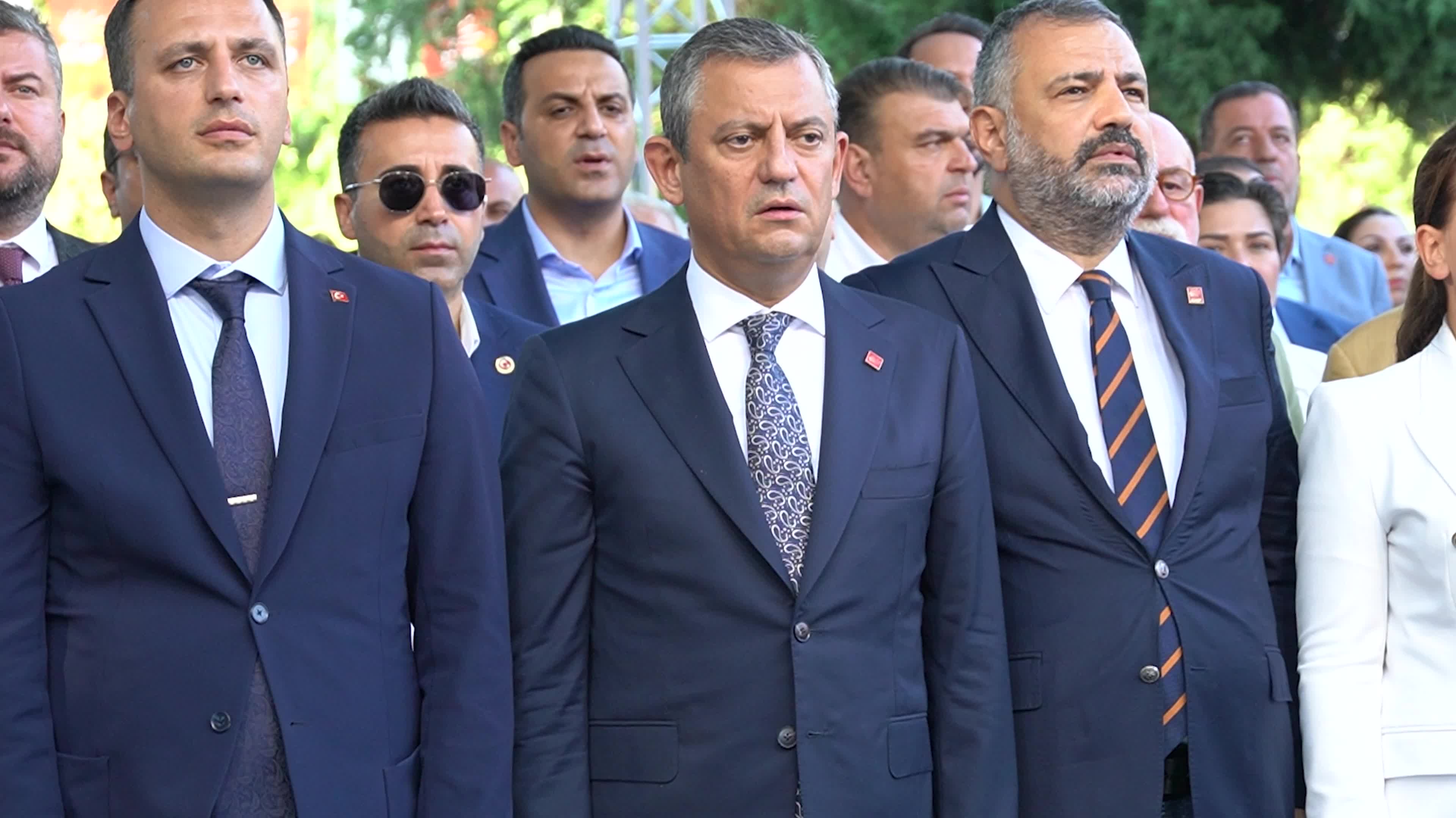 The chairman of the main opposition party CHP, Ozgur Ozel attended to opening ceremony, Izmir, Turkey - 12 Sep 2024