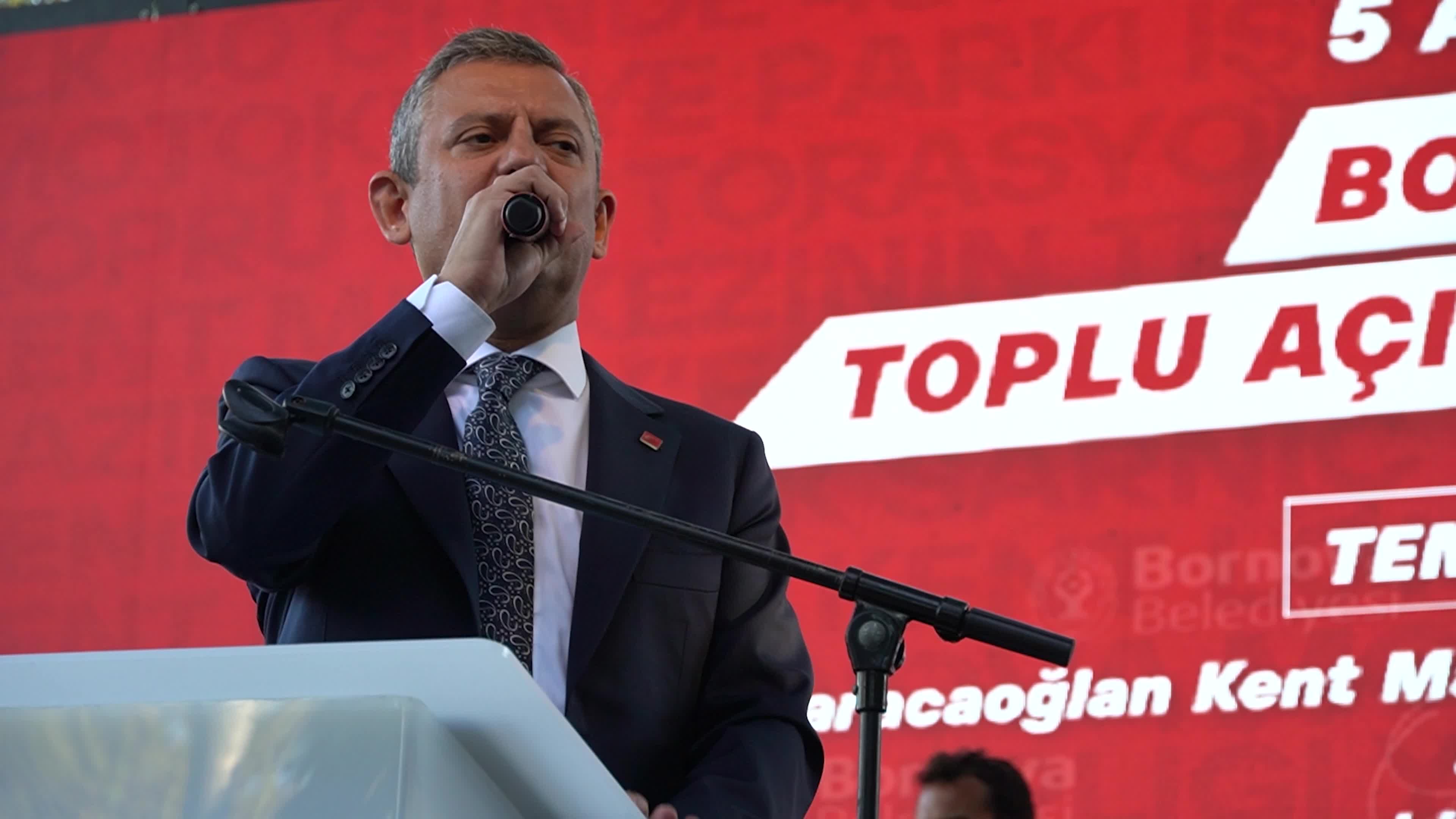 The chairman of the main opposition party CHP, Ozgur Ozel attended to opening ceremony, Izmir, Turkey - 12 Sep 2024
