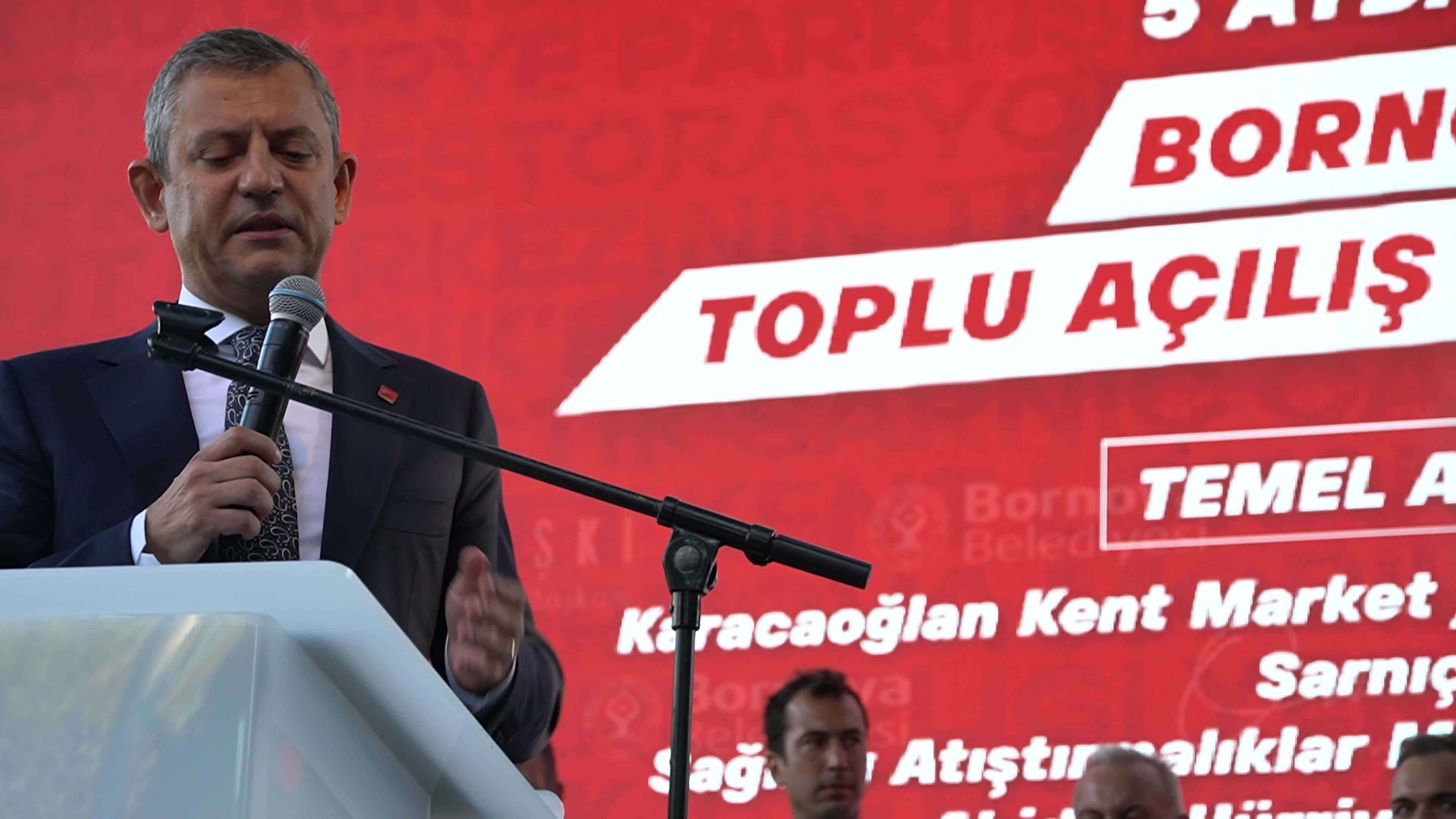 The chairman of the main opposition party CHP, Ozgur Ozel attended to opening ceremony, Izmir, Turkey - 12 Sep 2024