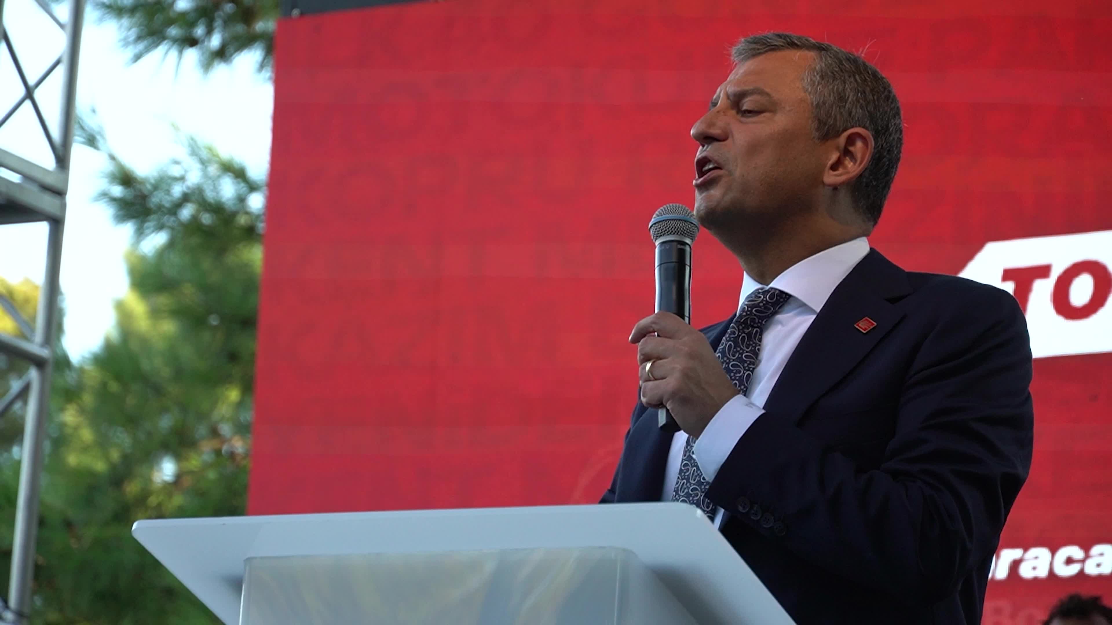 The chairman of the main opposition party CHP, Ozgur Ozel attended to opening ceremony, Izmir, Turkey - 12 Sep 2024