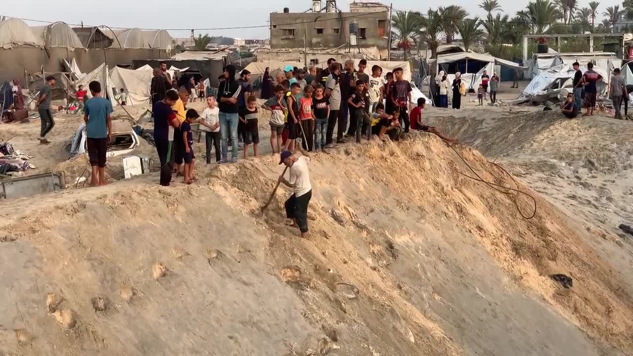 Aftermath of Israeli Airstrike In Gaza, Palestine