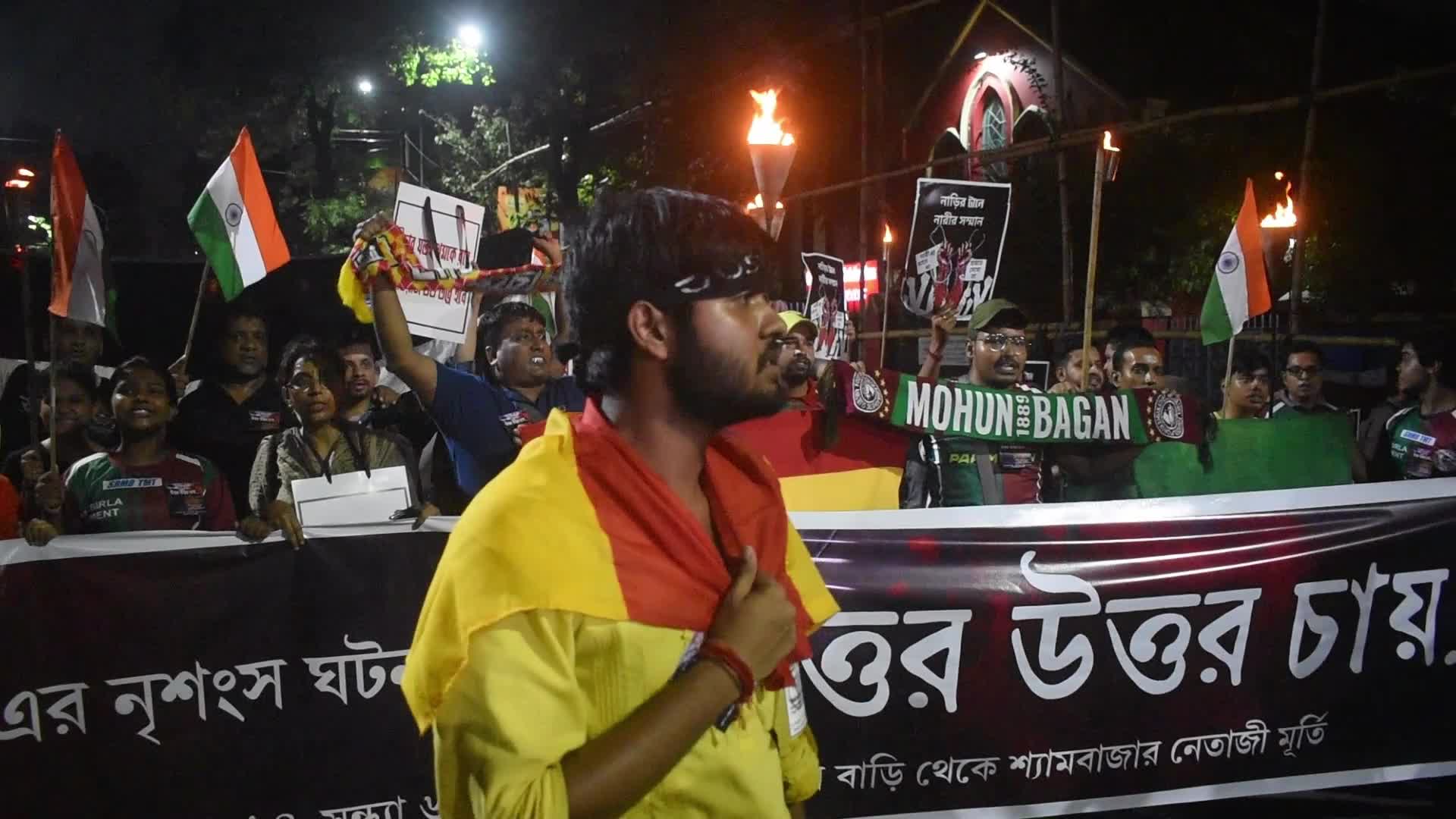 Citizen Protest In Kolkata, India
