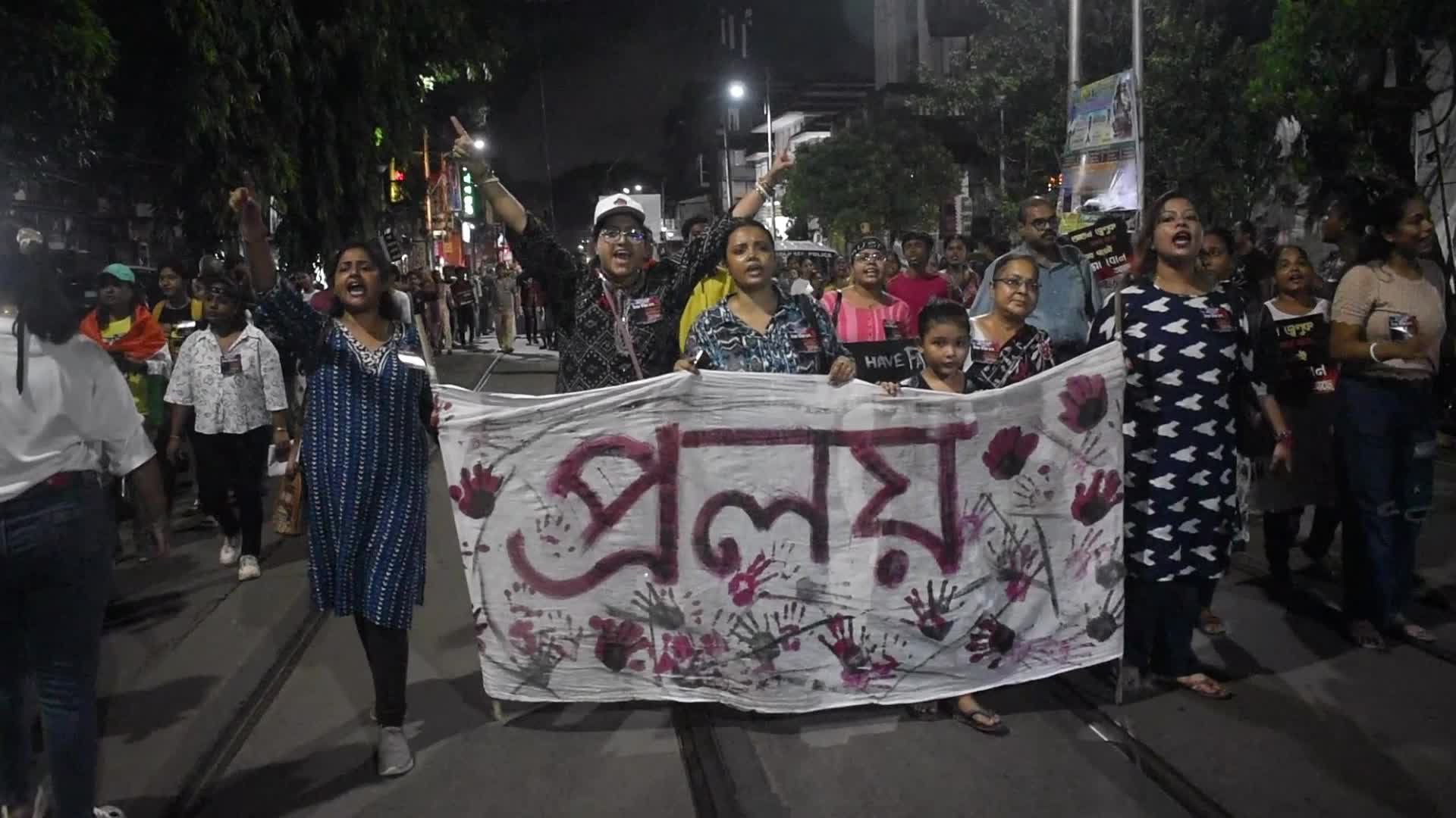 Citizen Protest In Kolkata, India