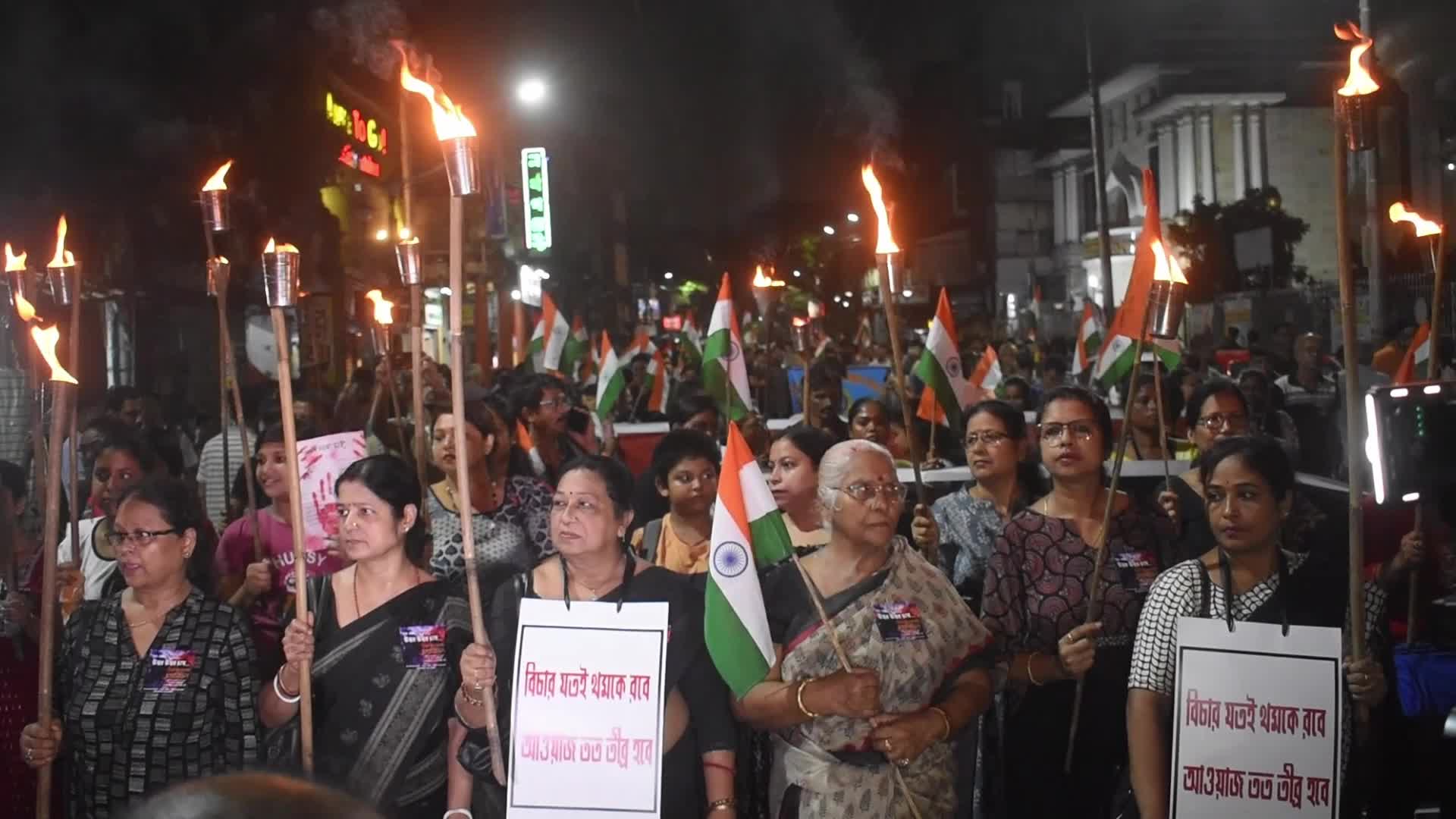 Citizen Protest In Kolkata, India
