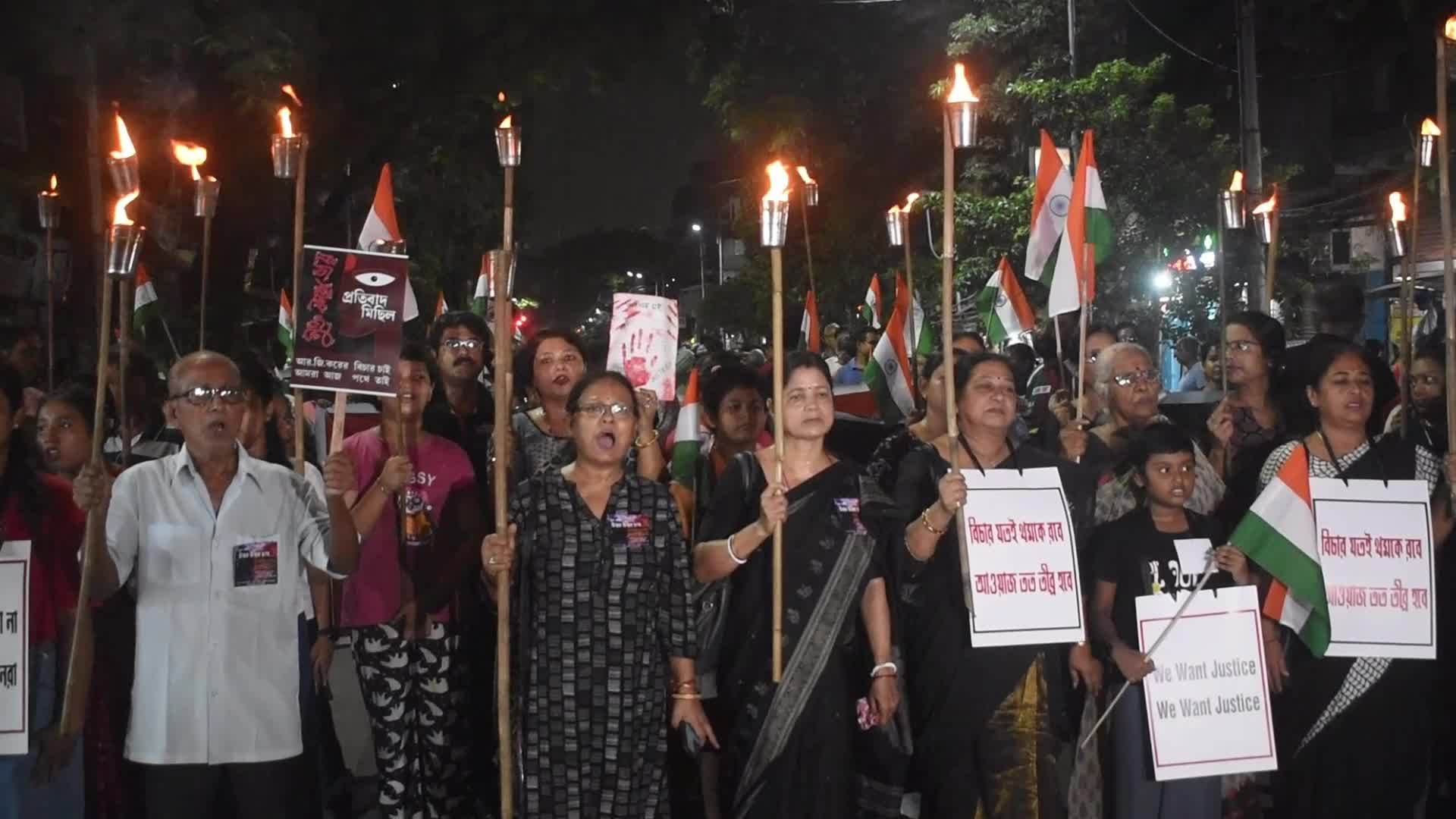 Citizen Protest In Kolkata, India
