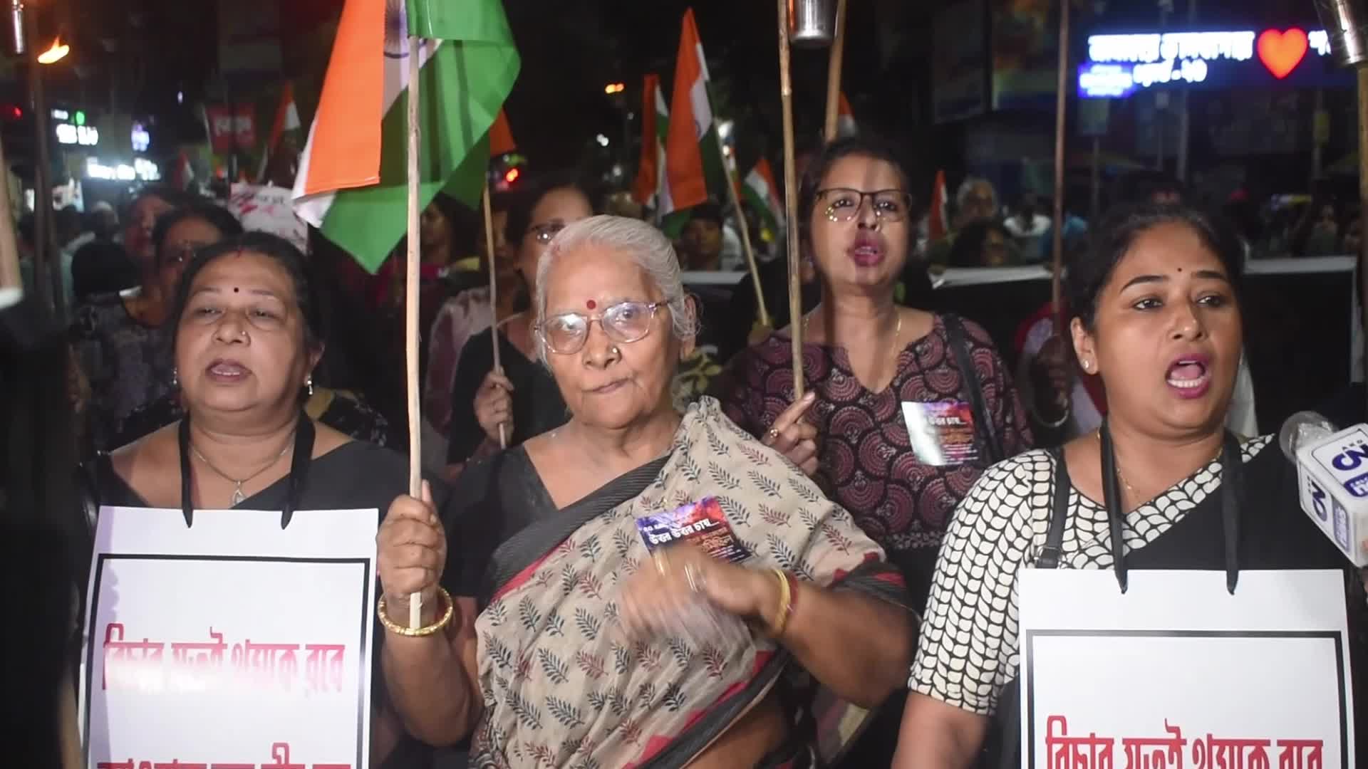 Citizen Protest In Kolkata, India