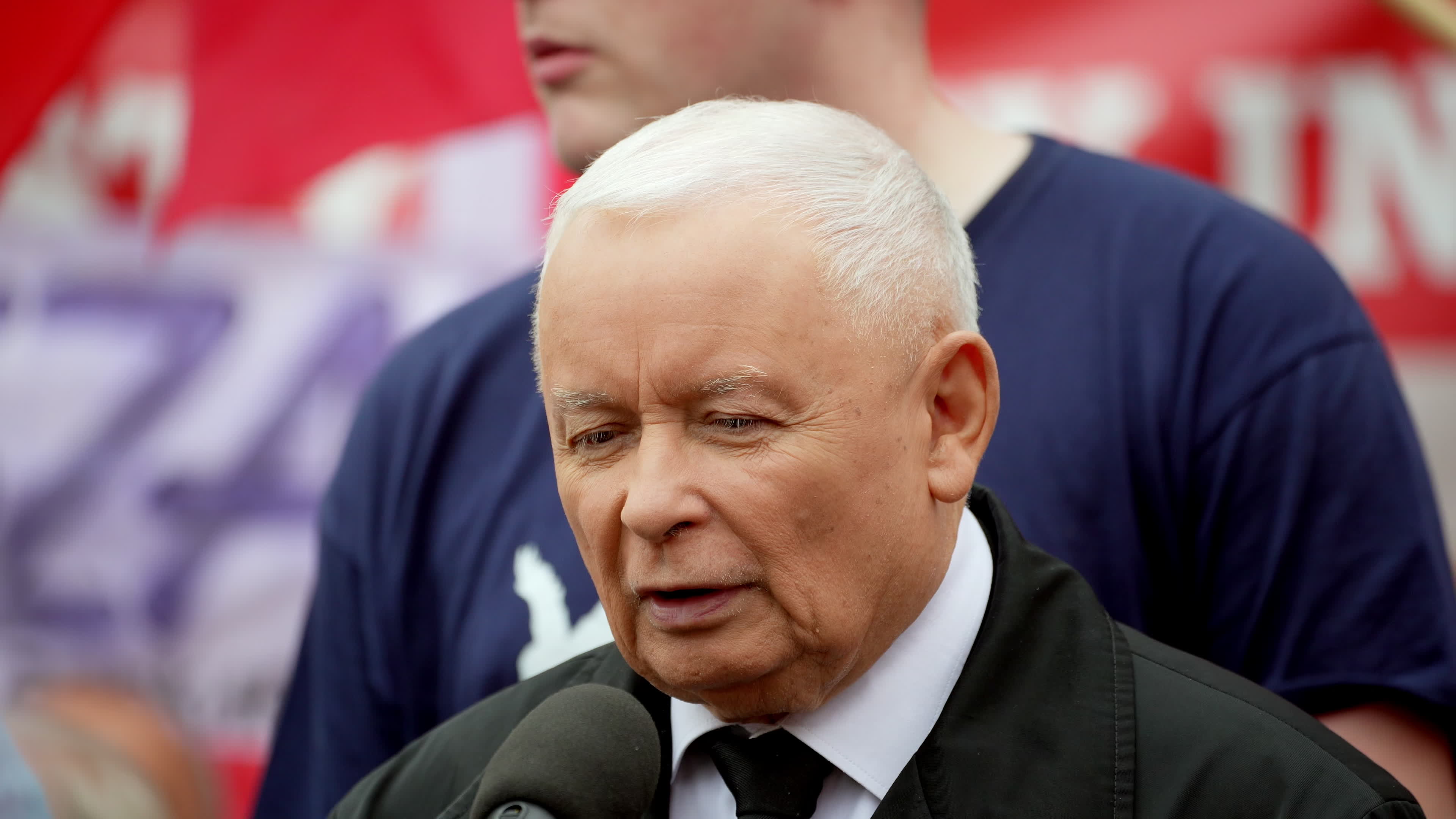 Warsaw Opposition Rally with Jaroslaw Kaczynski 