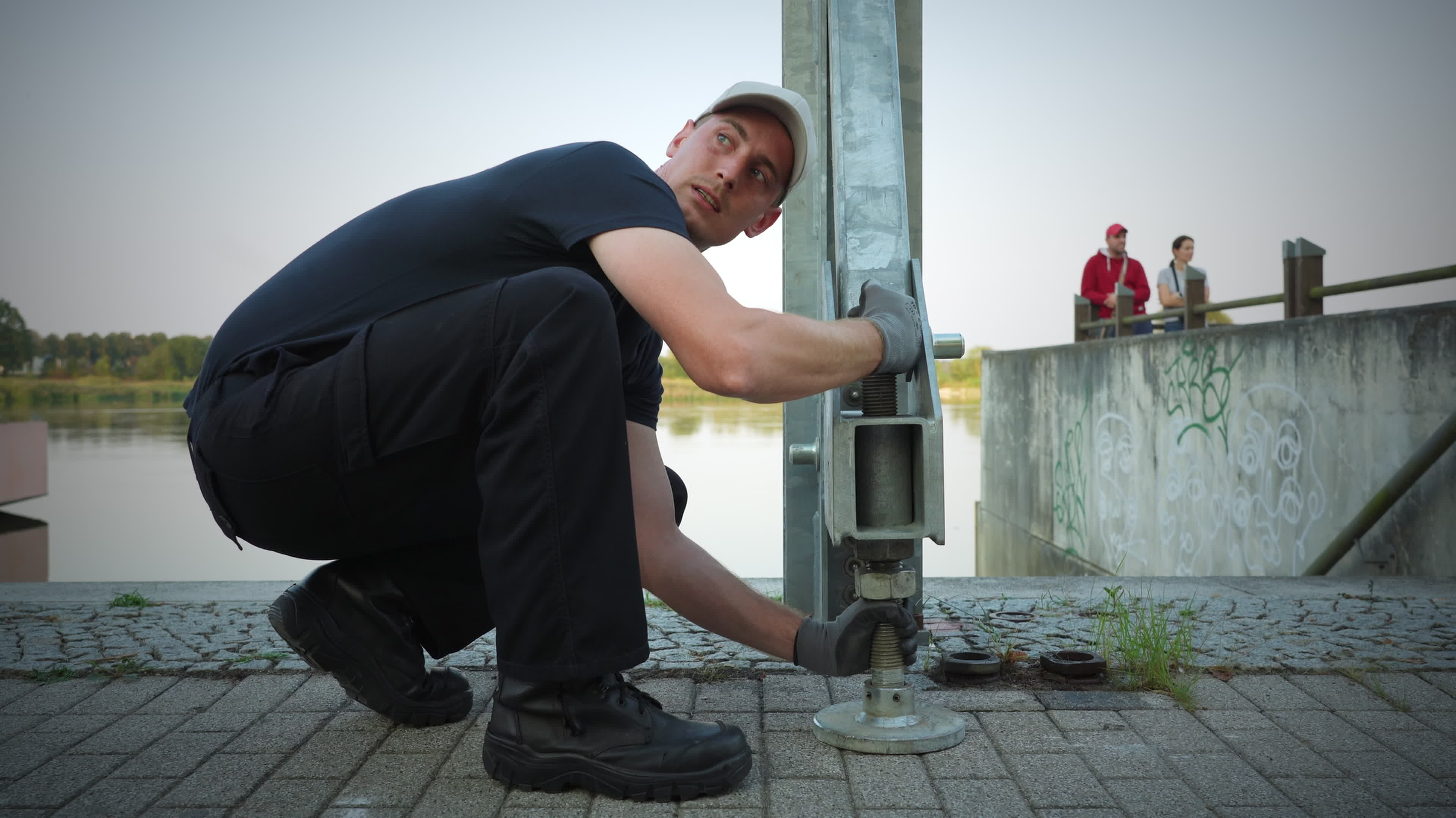 Flood walls being built in Germany as flood warnings issued