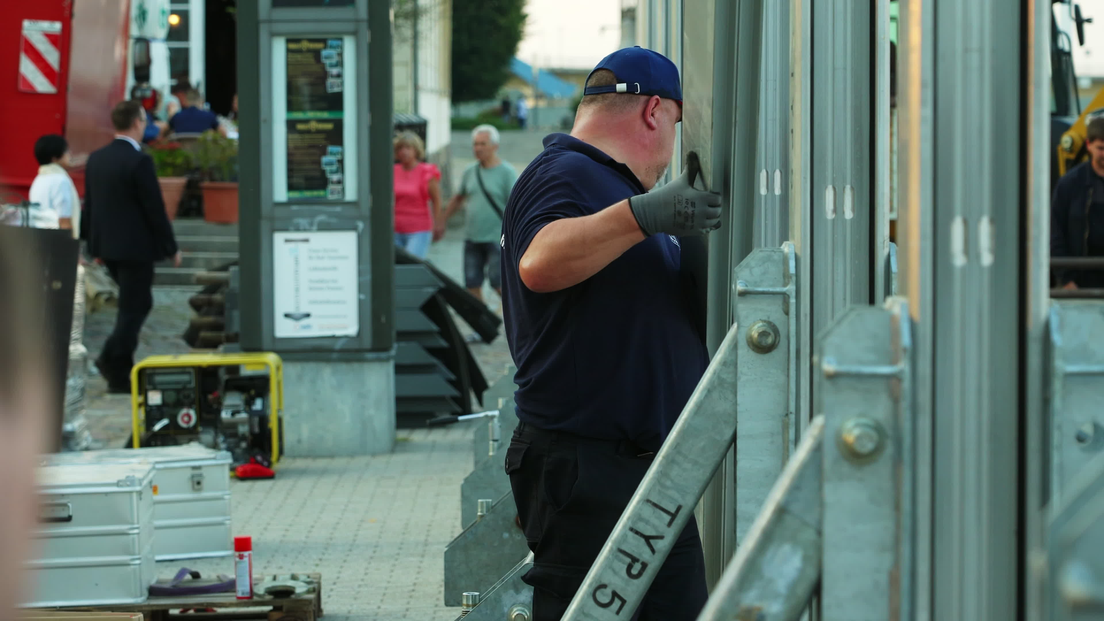 Flood walls being built in Germany as flood warnings issued