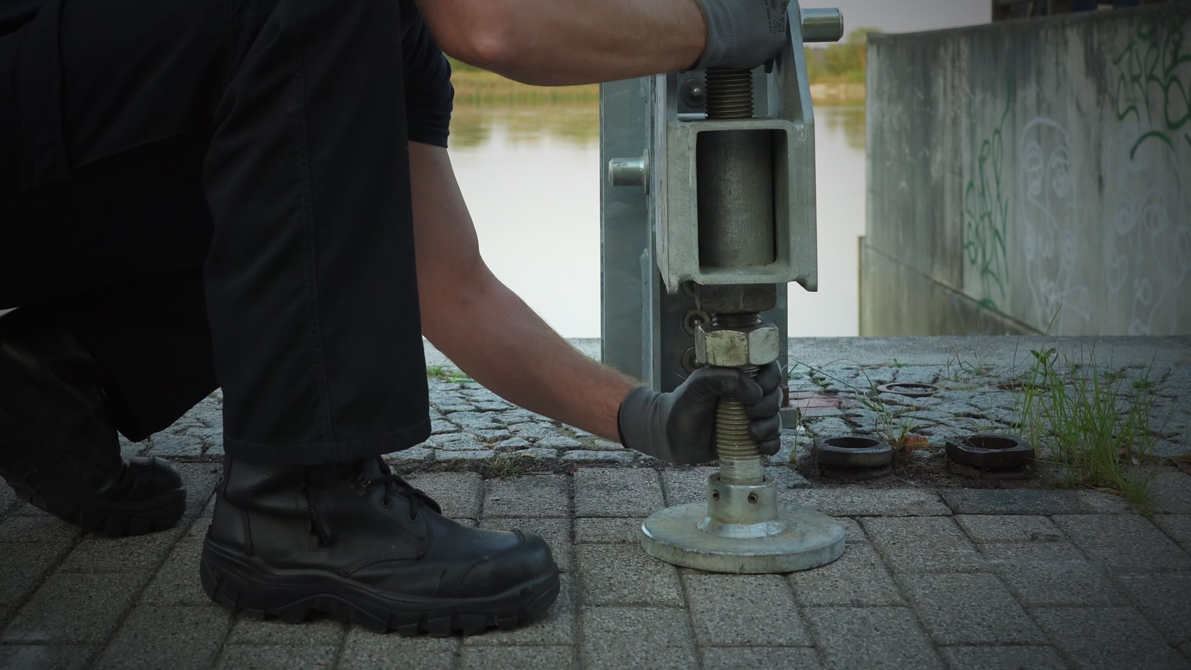 Flood walls being built in Germany as flood warnings issued