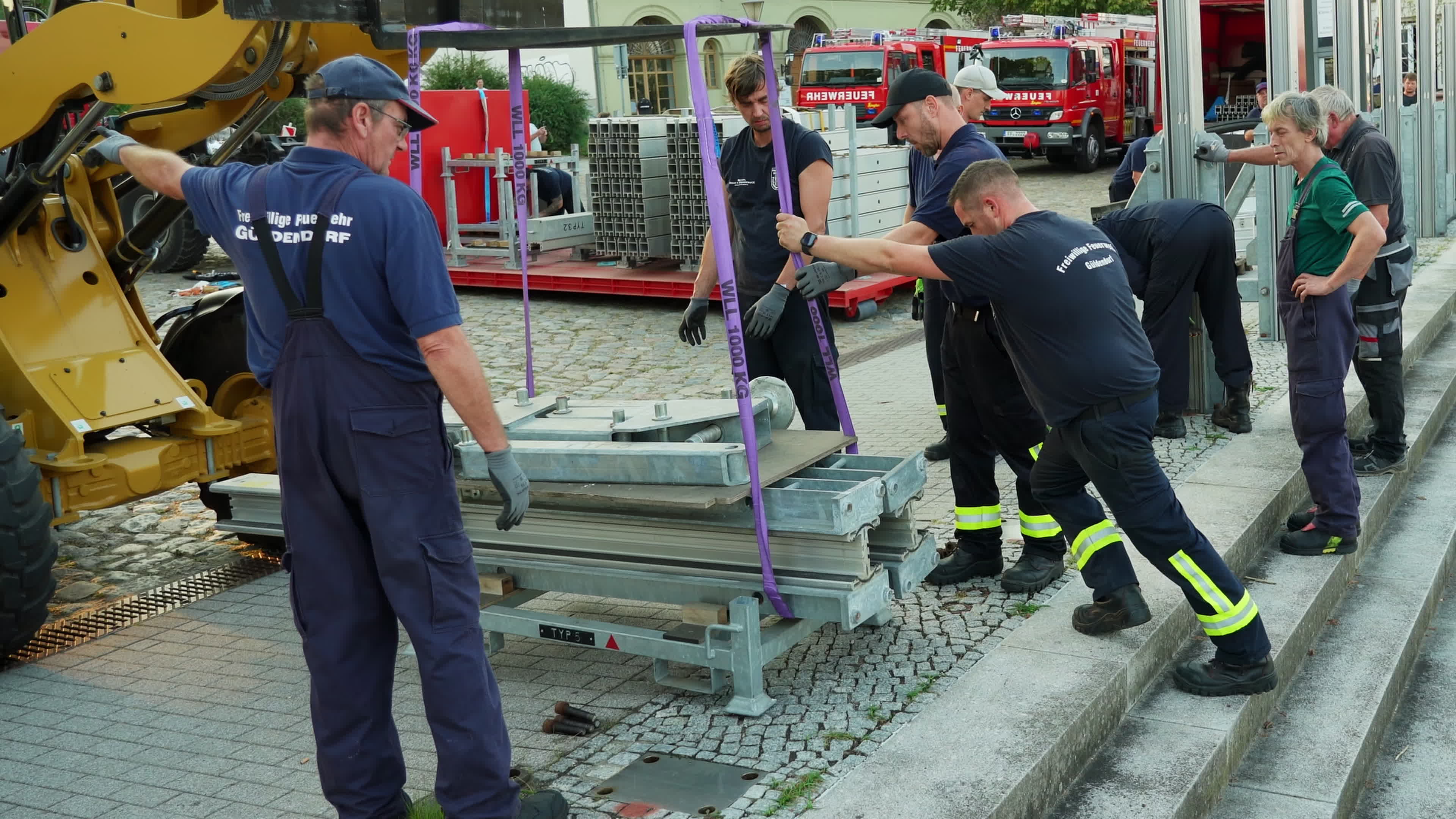 Flood walls being built in Germany as flood warnings issued