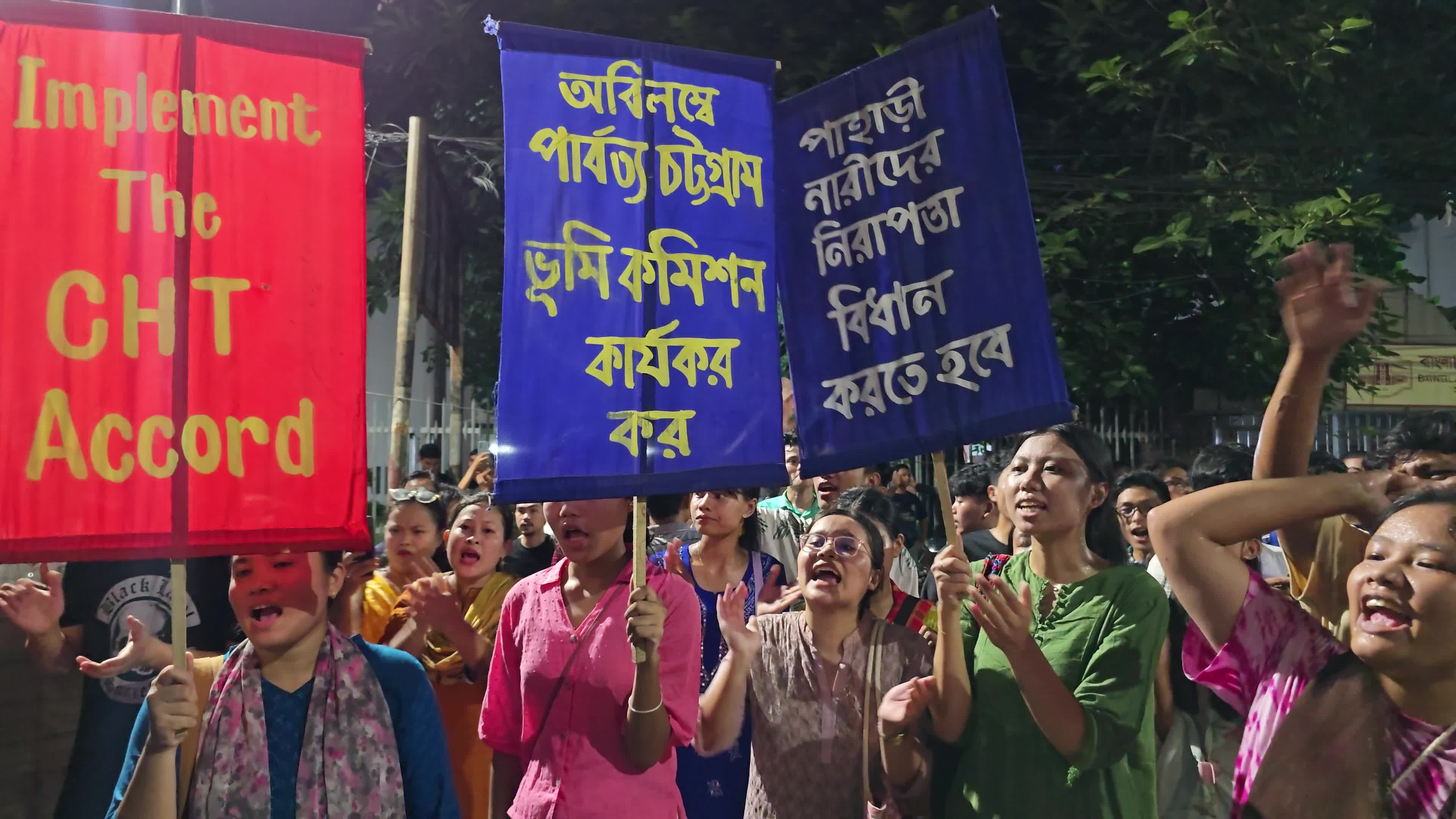 Indigenous community Protest
