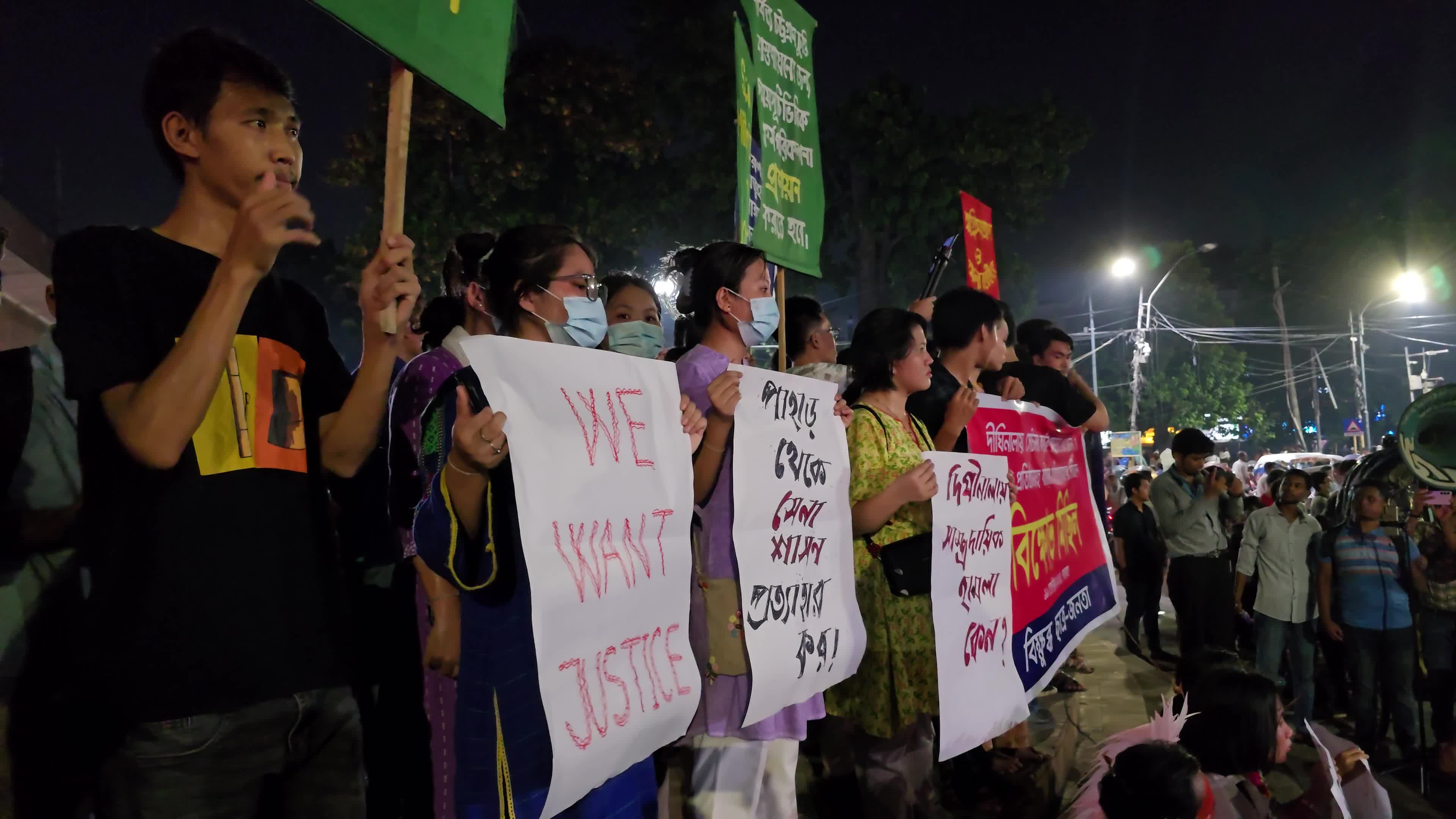 Indigenous community Protest