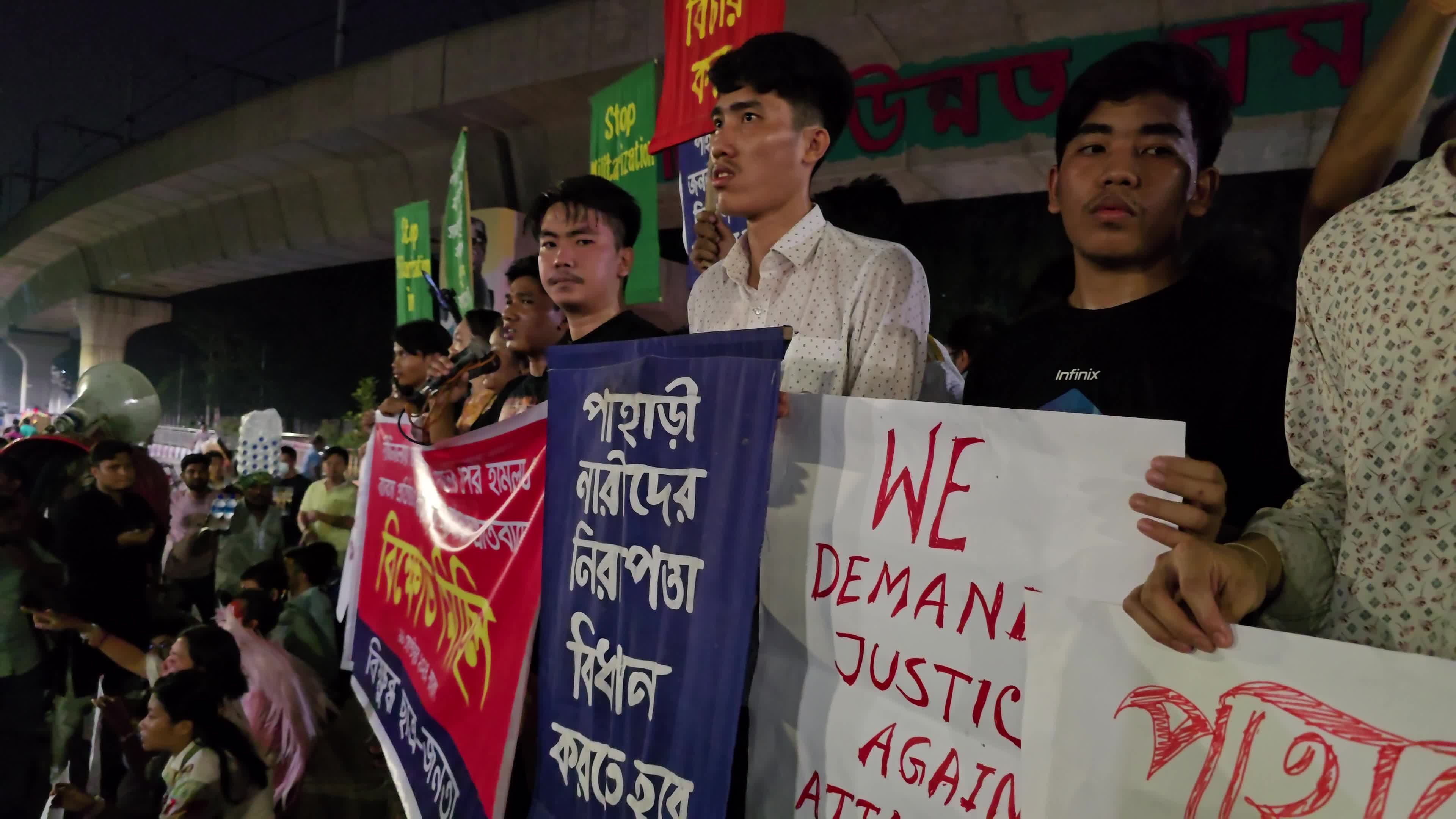 Indigenous community Protest