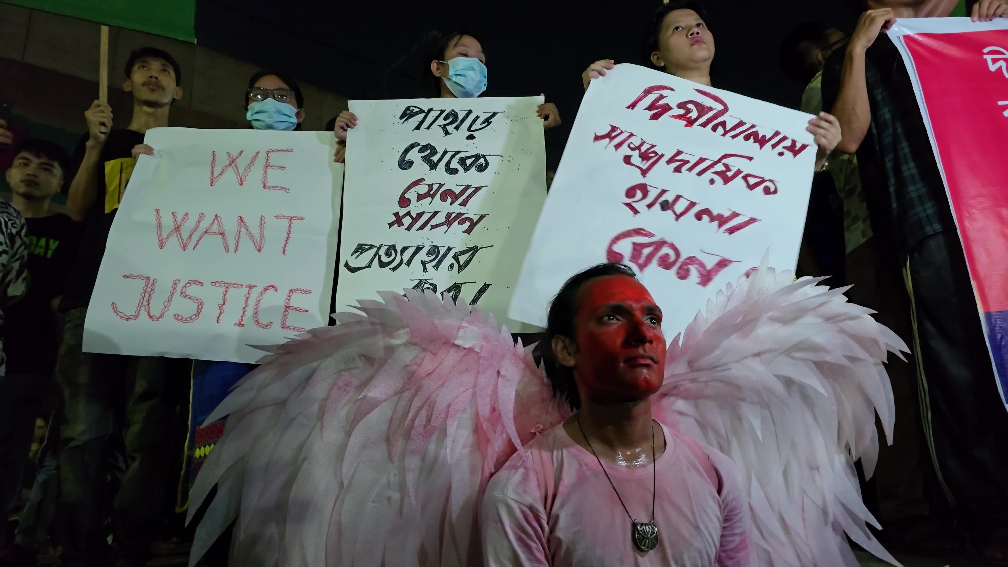 Indigenous community Protest