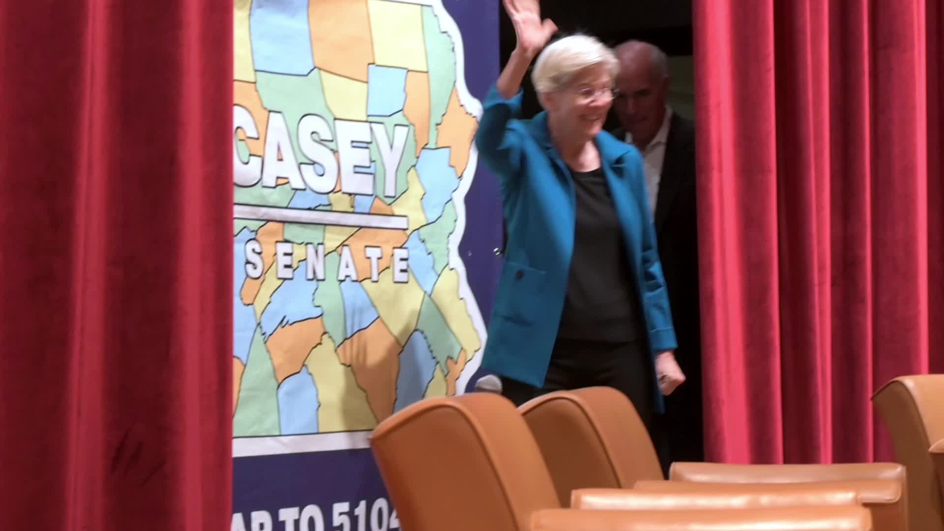 U.S. Senators Casey and Warren Rally in Ambler, Pennsylvania 