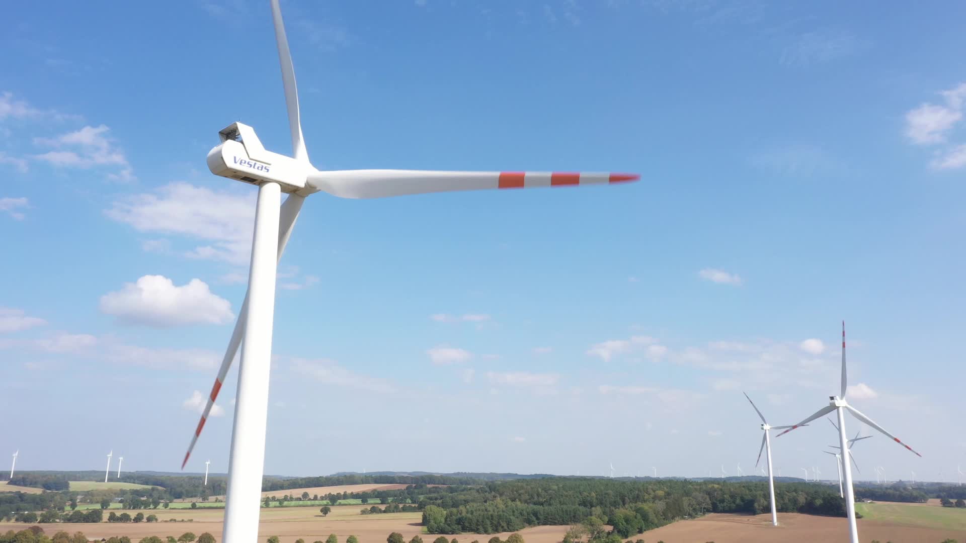 Pomeranian wind farm in Poland