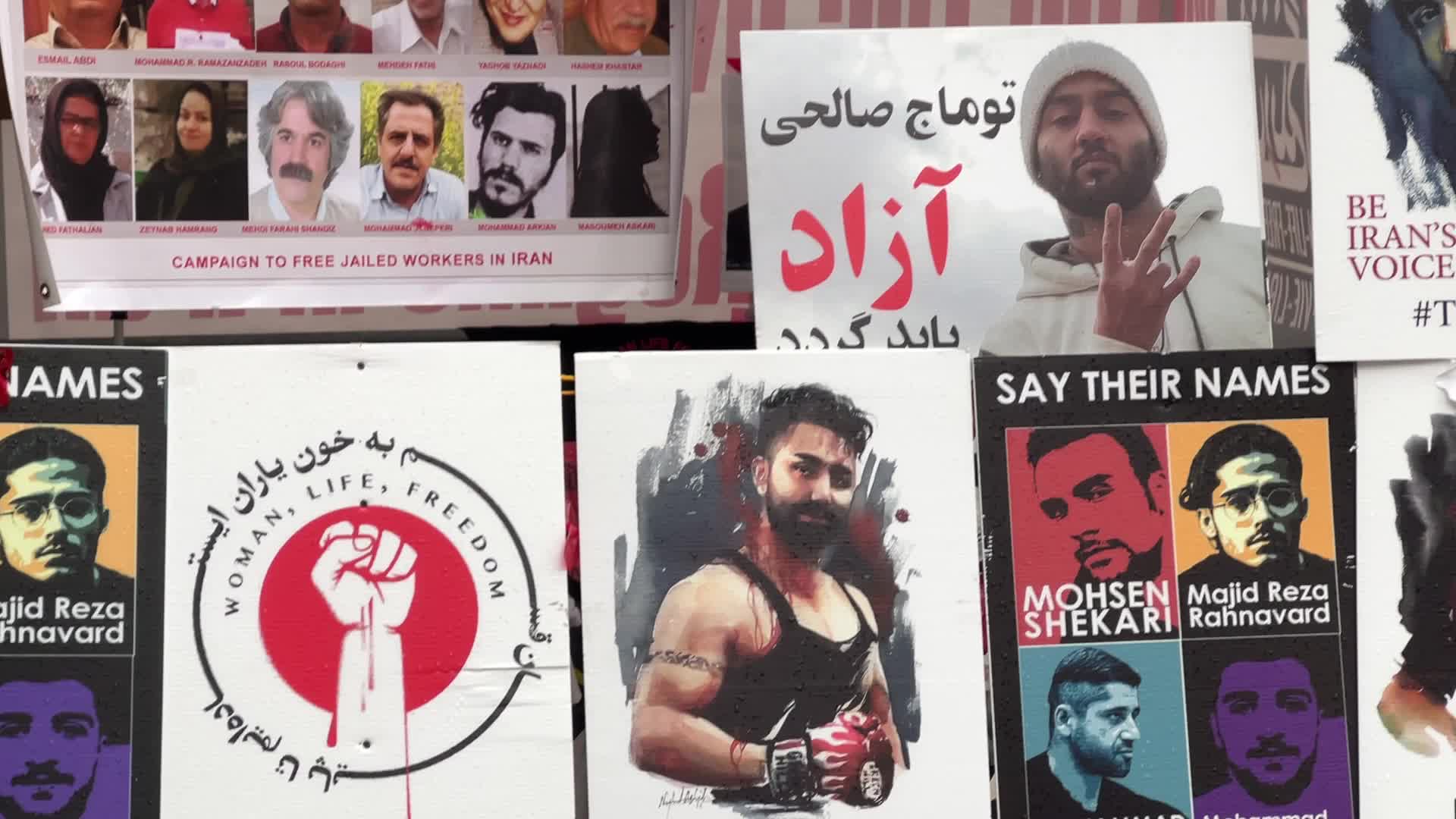 Protest against the Iranian Islamic Regime in Toronto, Canada
